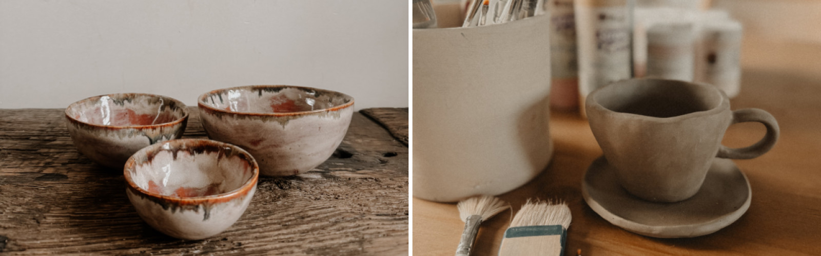 Workshop keramiek in Overpelt, Limburg handopbouw