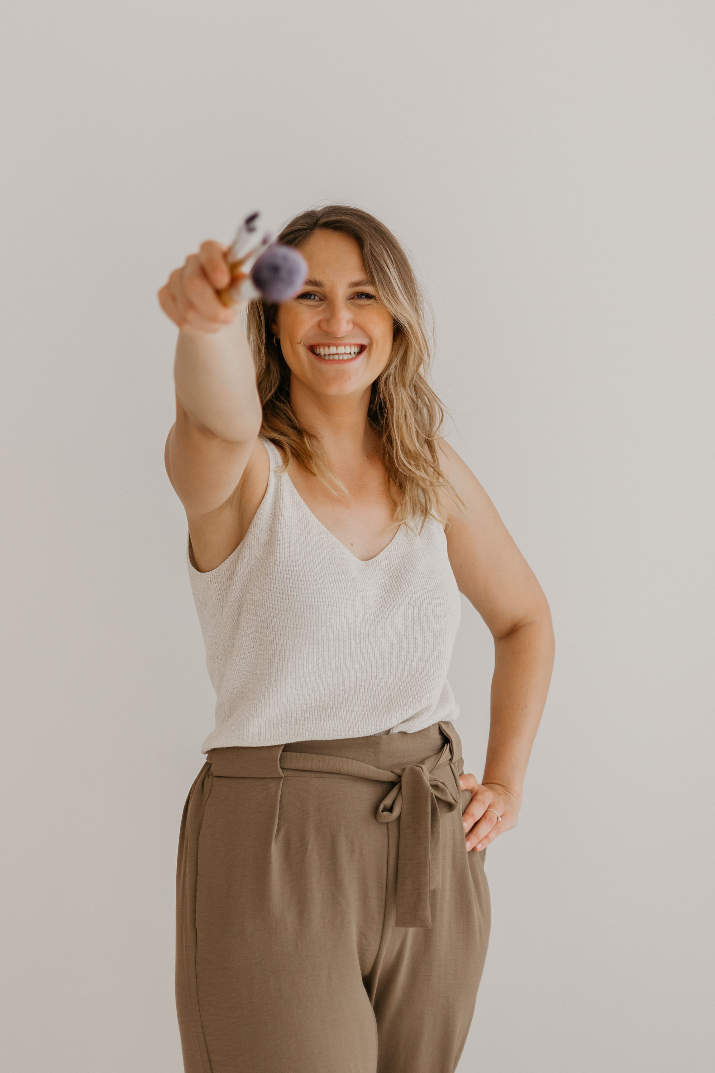 Minerale make-up workshop privé of in groep - Foto