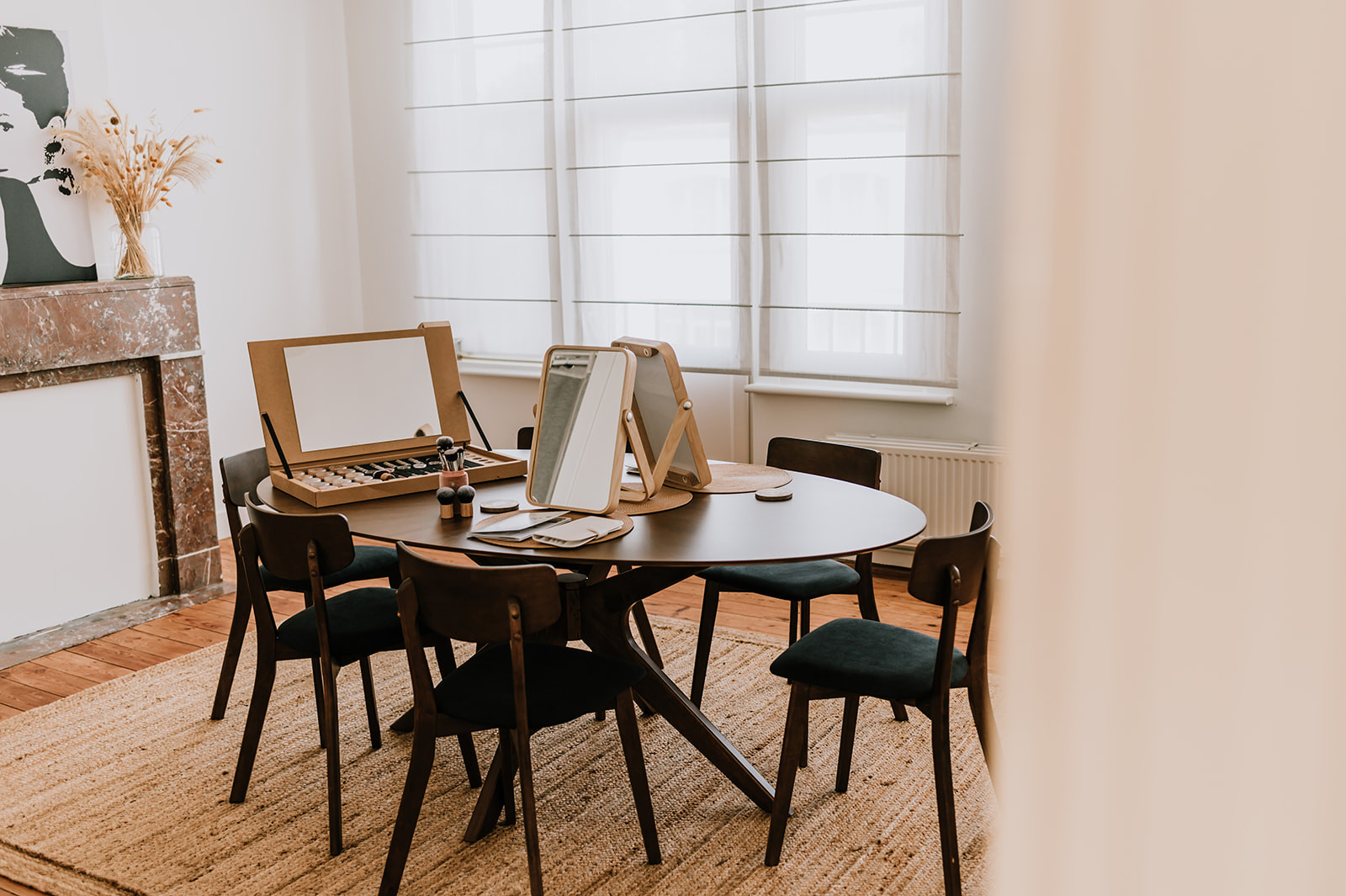 Minerale make-up workshop privé of in groep - Foto