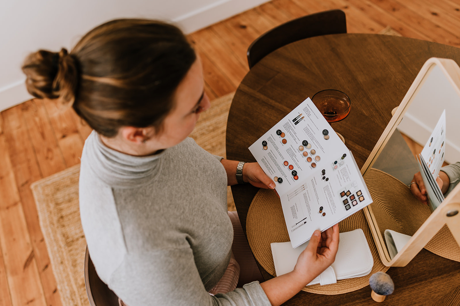 Minerale make-up workshop privé of in groep - Foto