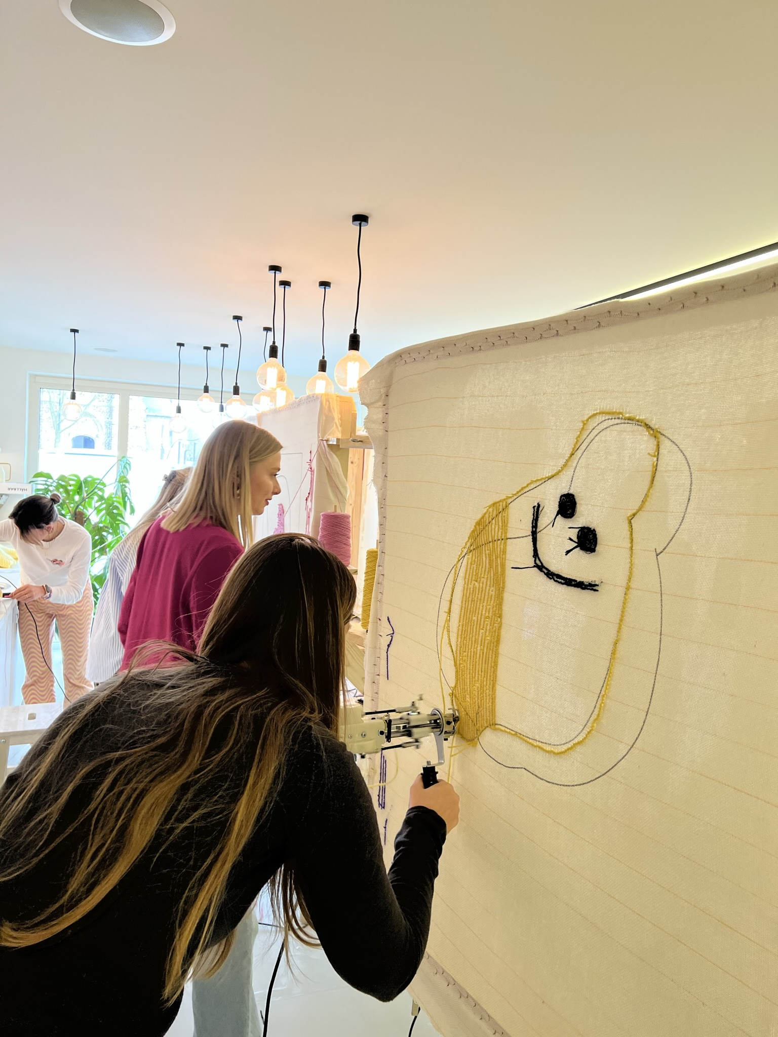 Workshop tuften - Foto