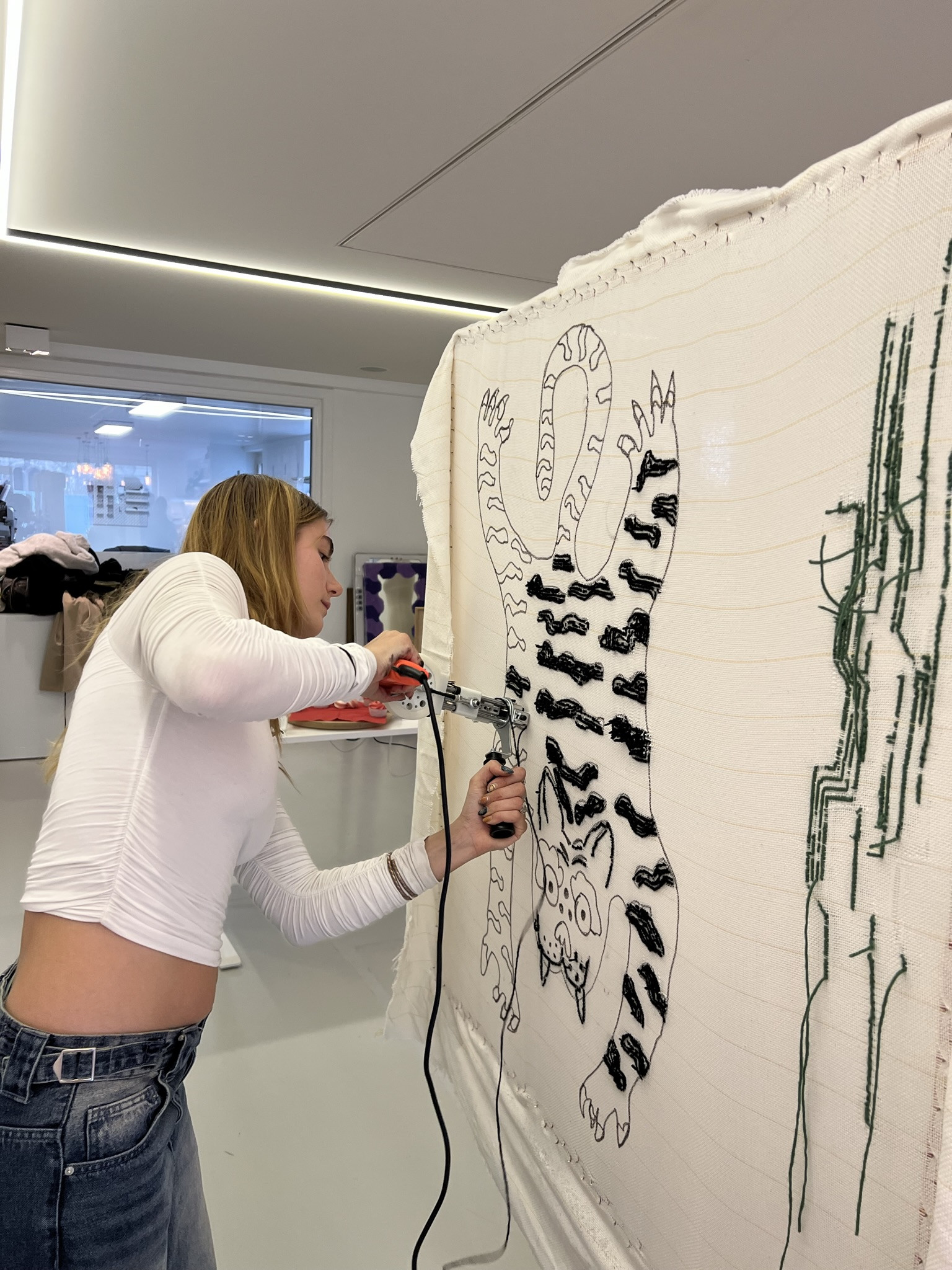 Workshop tuften - Foto