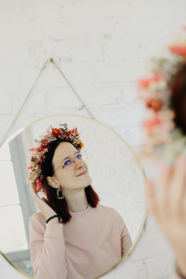 DIY pakket droogbloemenkroon