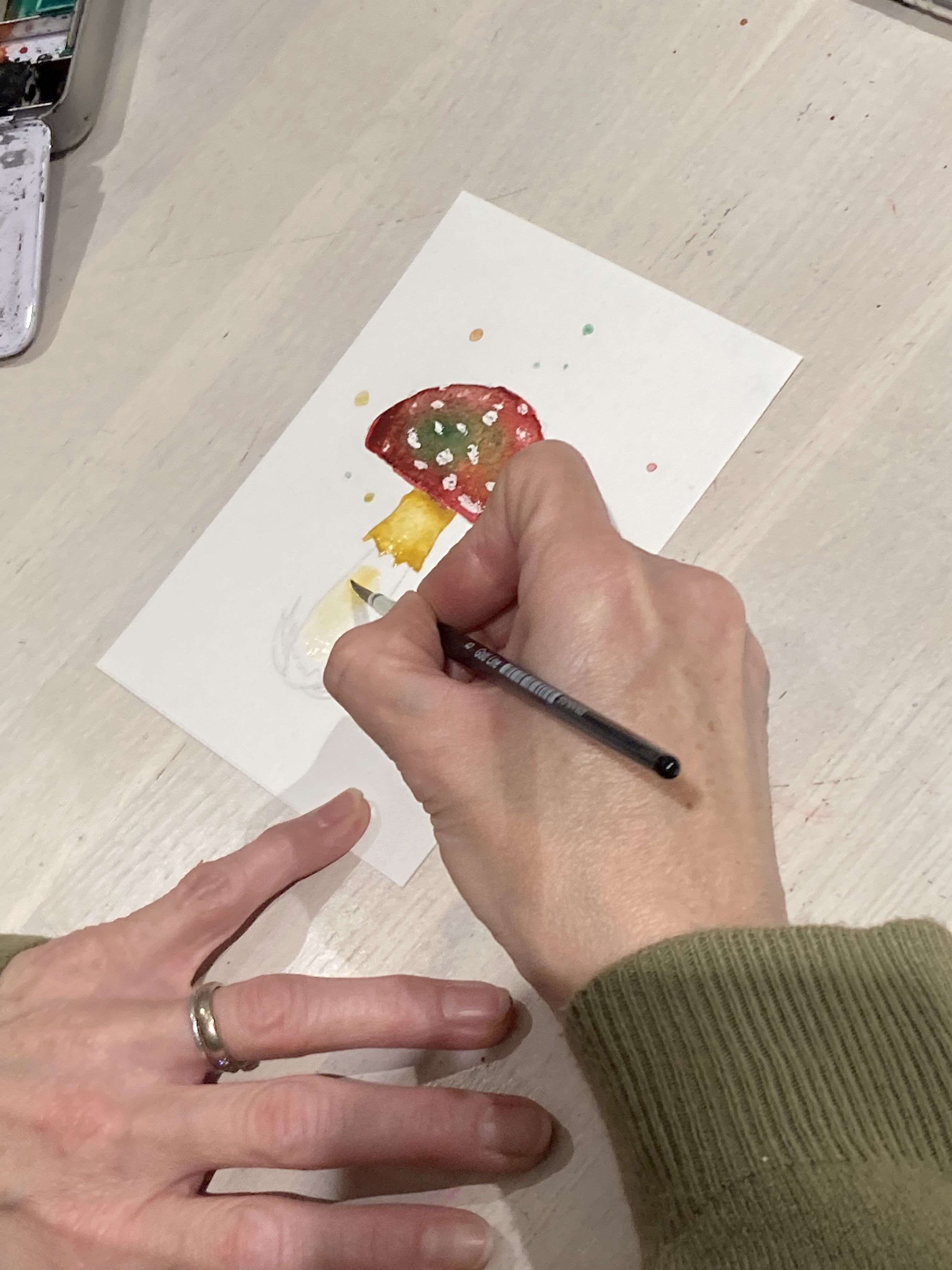 Workshop Aquarel - Foto