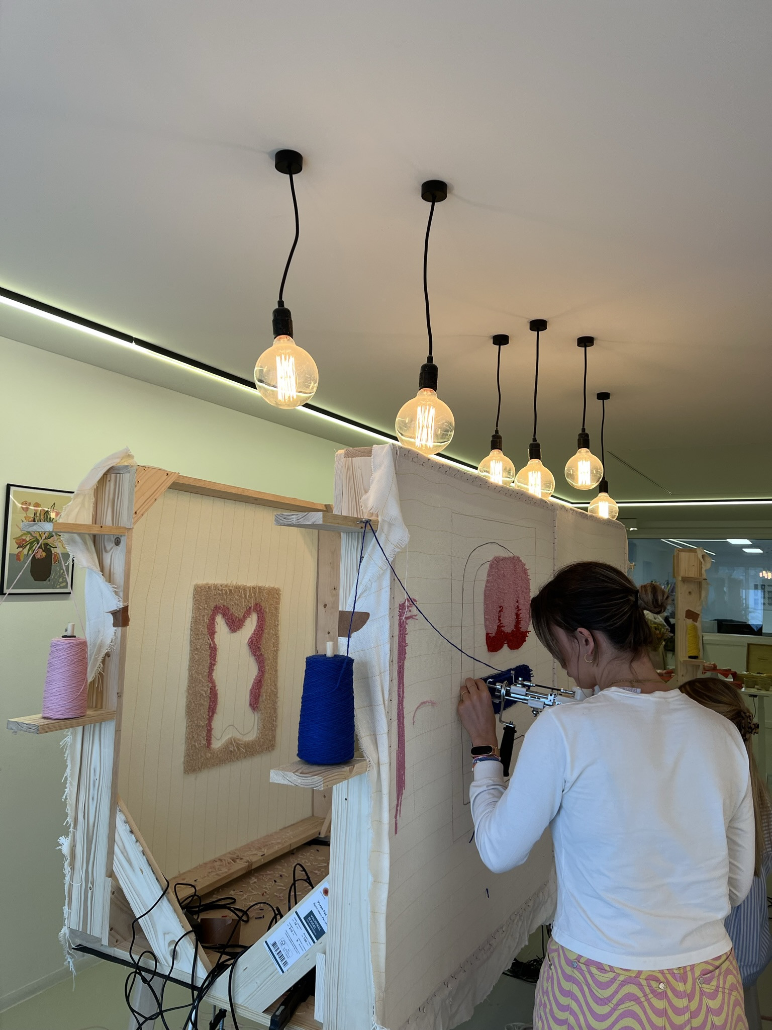 Workshop Tuften Privé groep - Foto