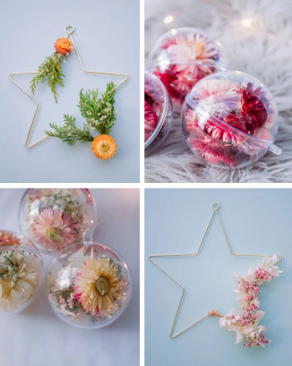 Workshop florale kerstversiering met droogbloemen