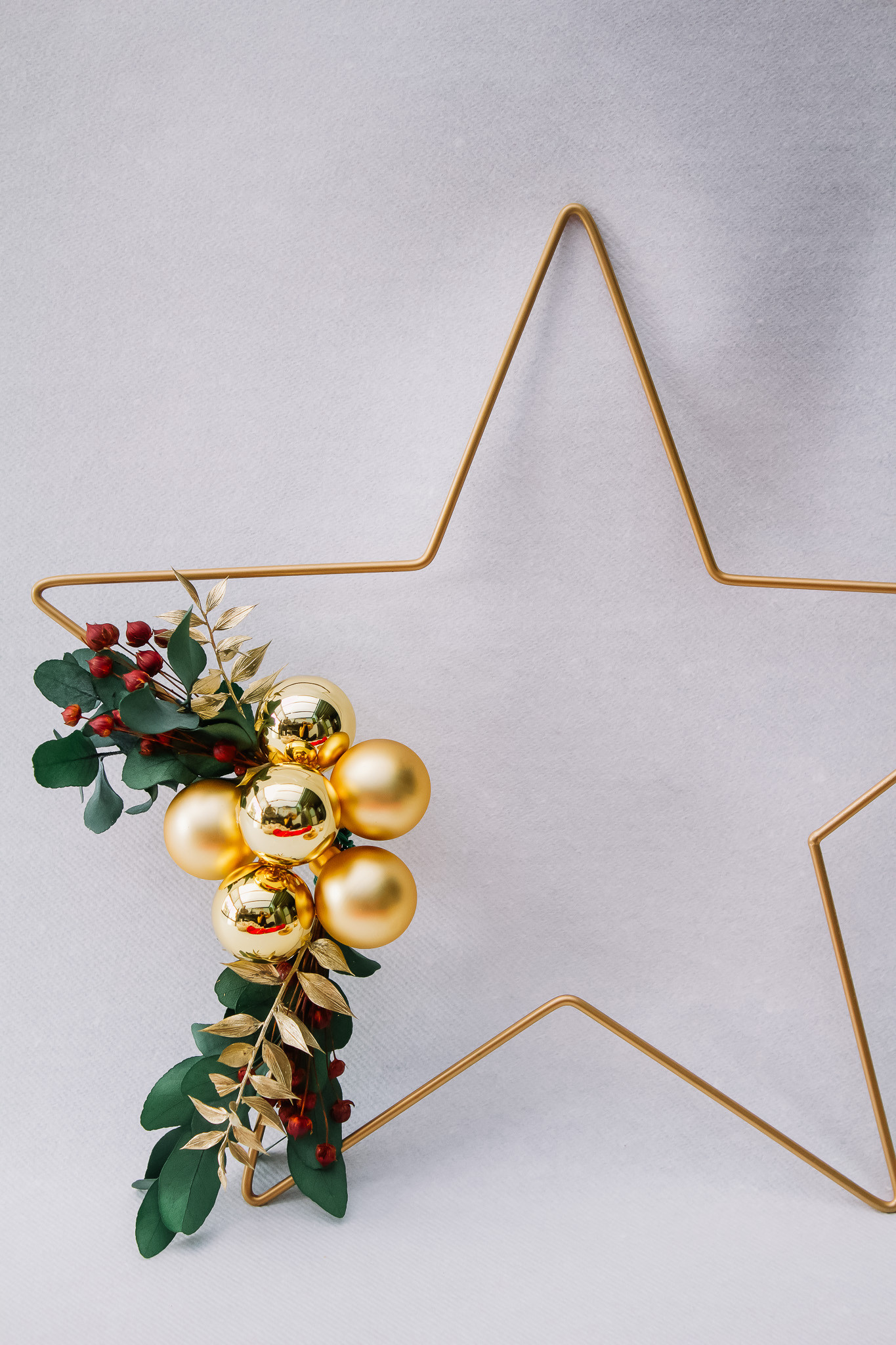 Workshop florale kerstversiering met droogbloemen - Foto