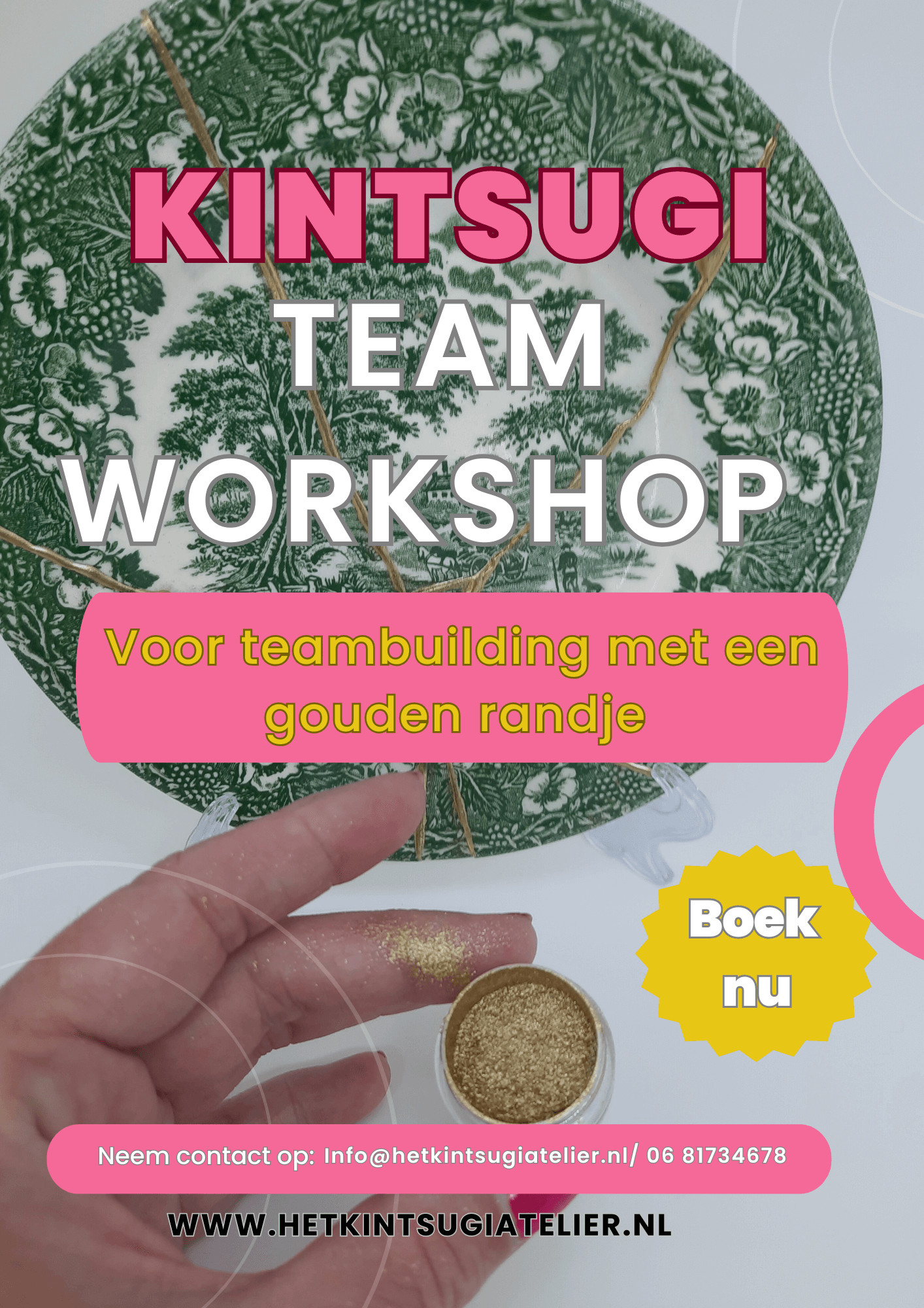 Kintsugi workshop groepen - Foto