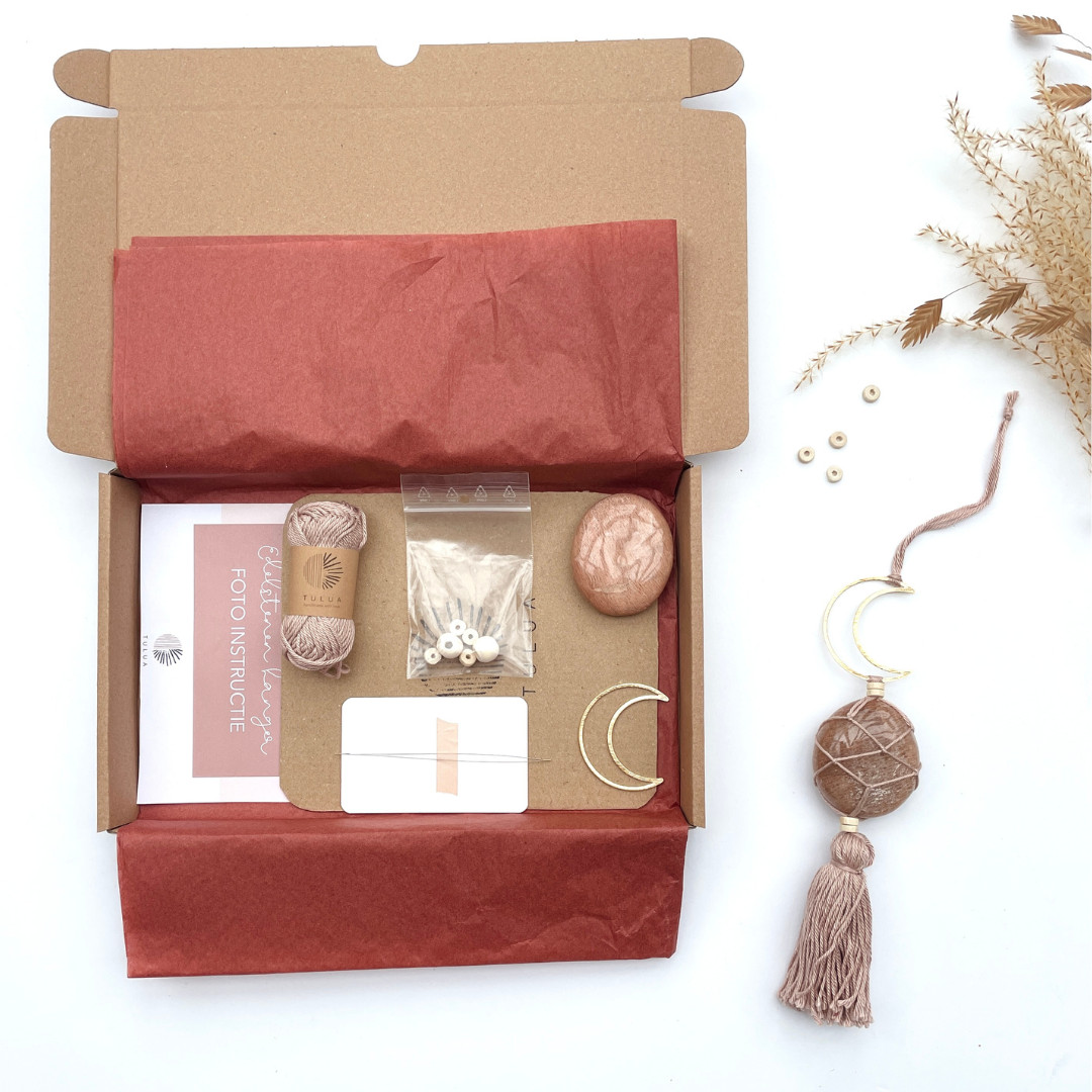 DIY pakket edelstenenhanger - Foto