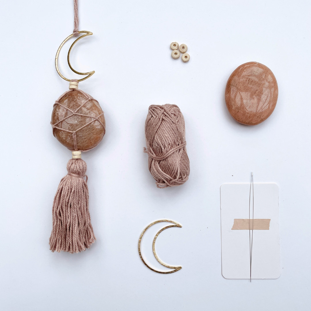DIY pakket edelstenenhanger - Foto