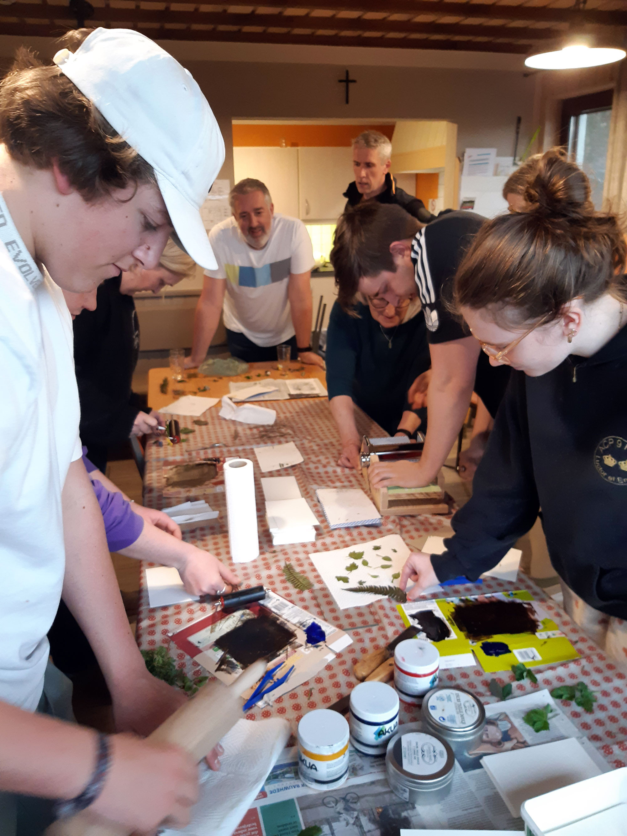 Workshop plantdruk - Schoonheid zit in onze natuur - Foto