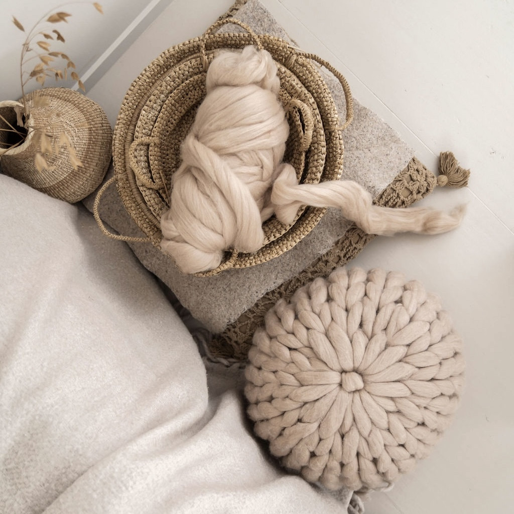 workshop poef handbreien - Foto