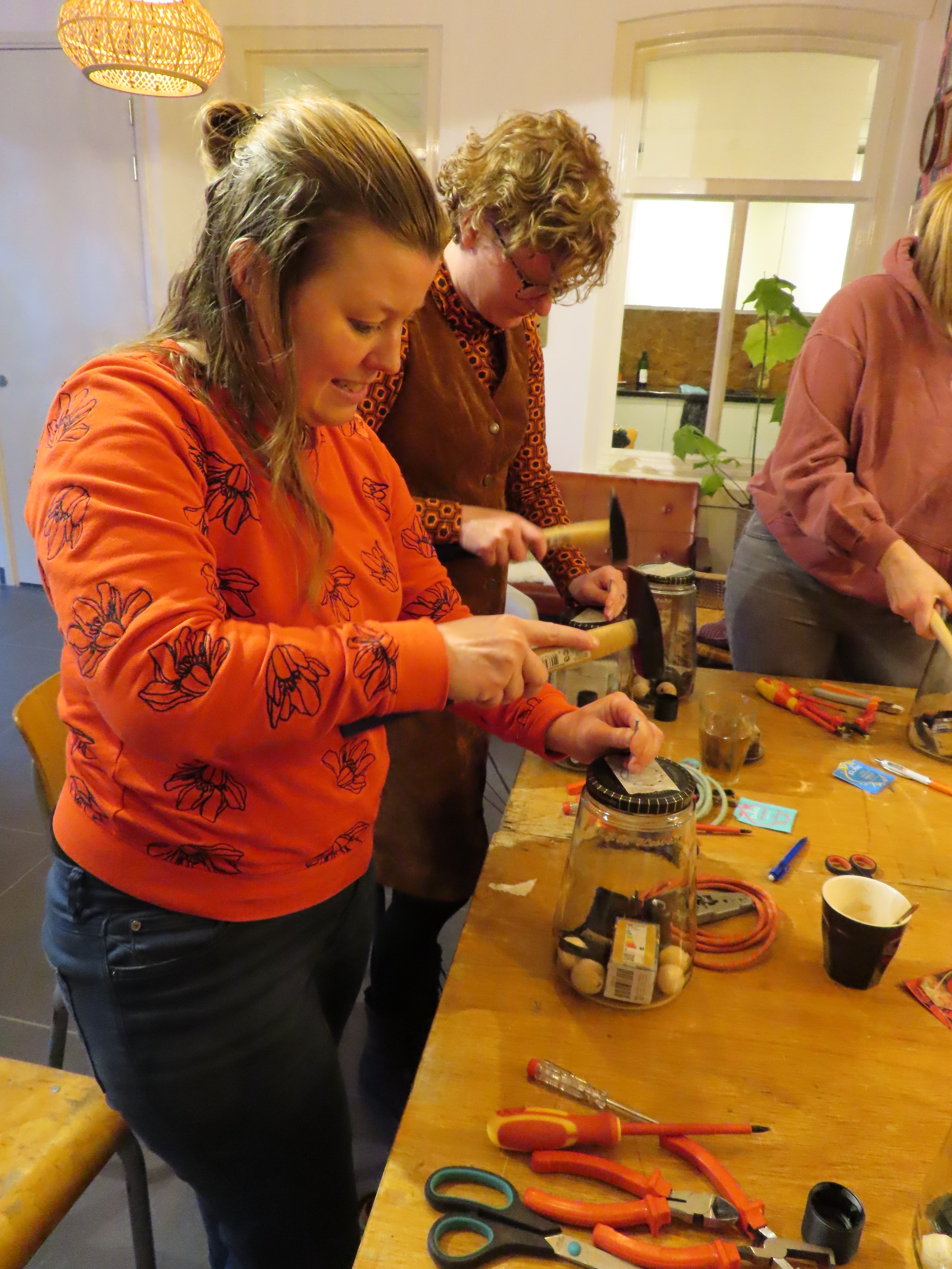 Kesbeke lamp - Maak je eigen lamp! - Foto