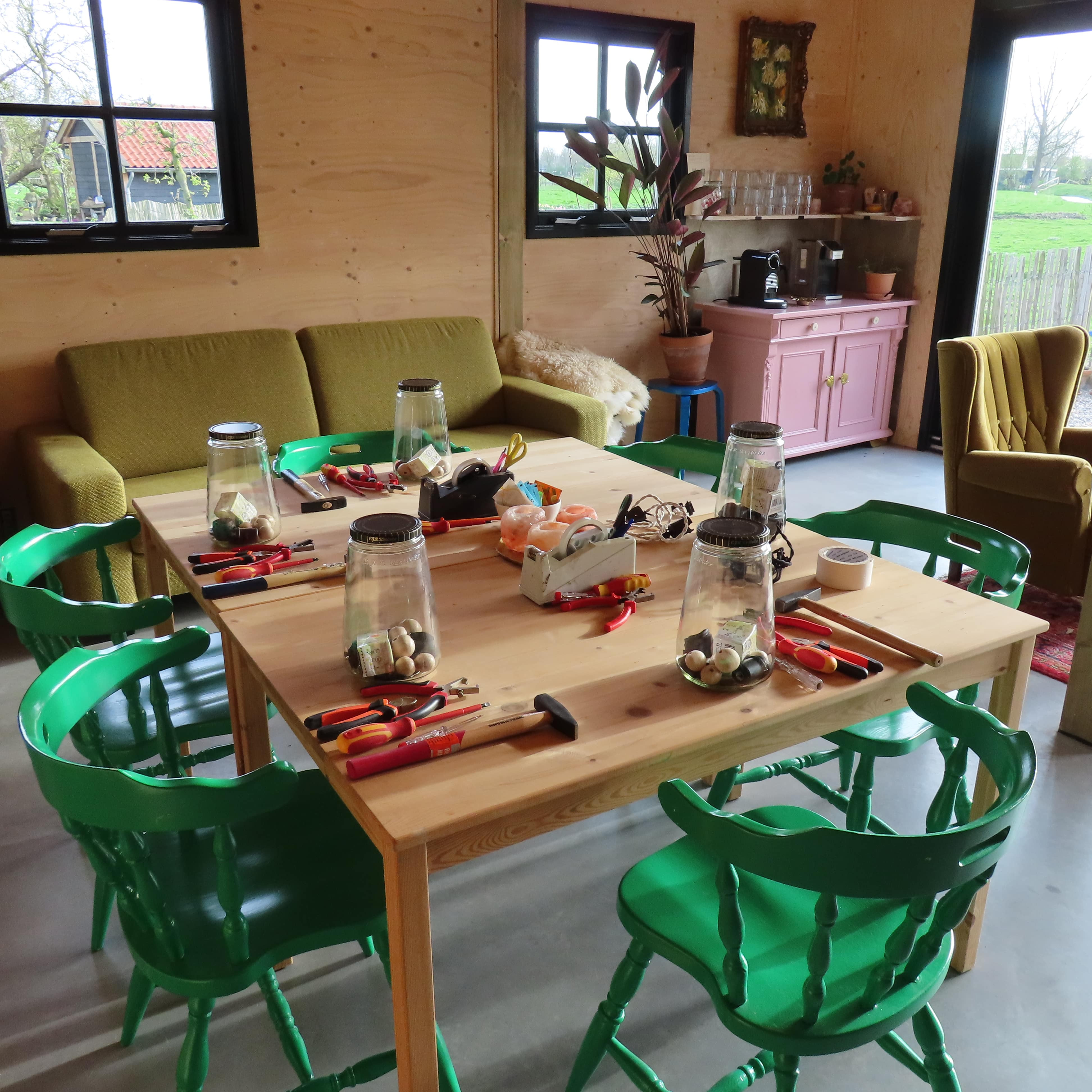 Kesbeke lamp - Maak je eigen lamp! - Foto