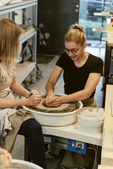 Workshop pottenbakken - Foto