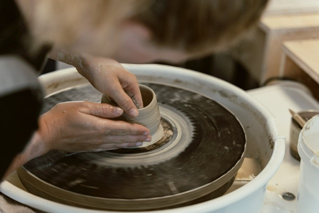 Workshop pottenbakken - Foto