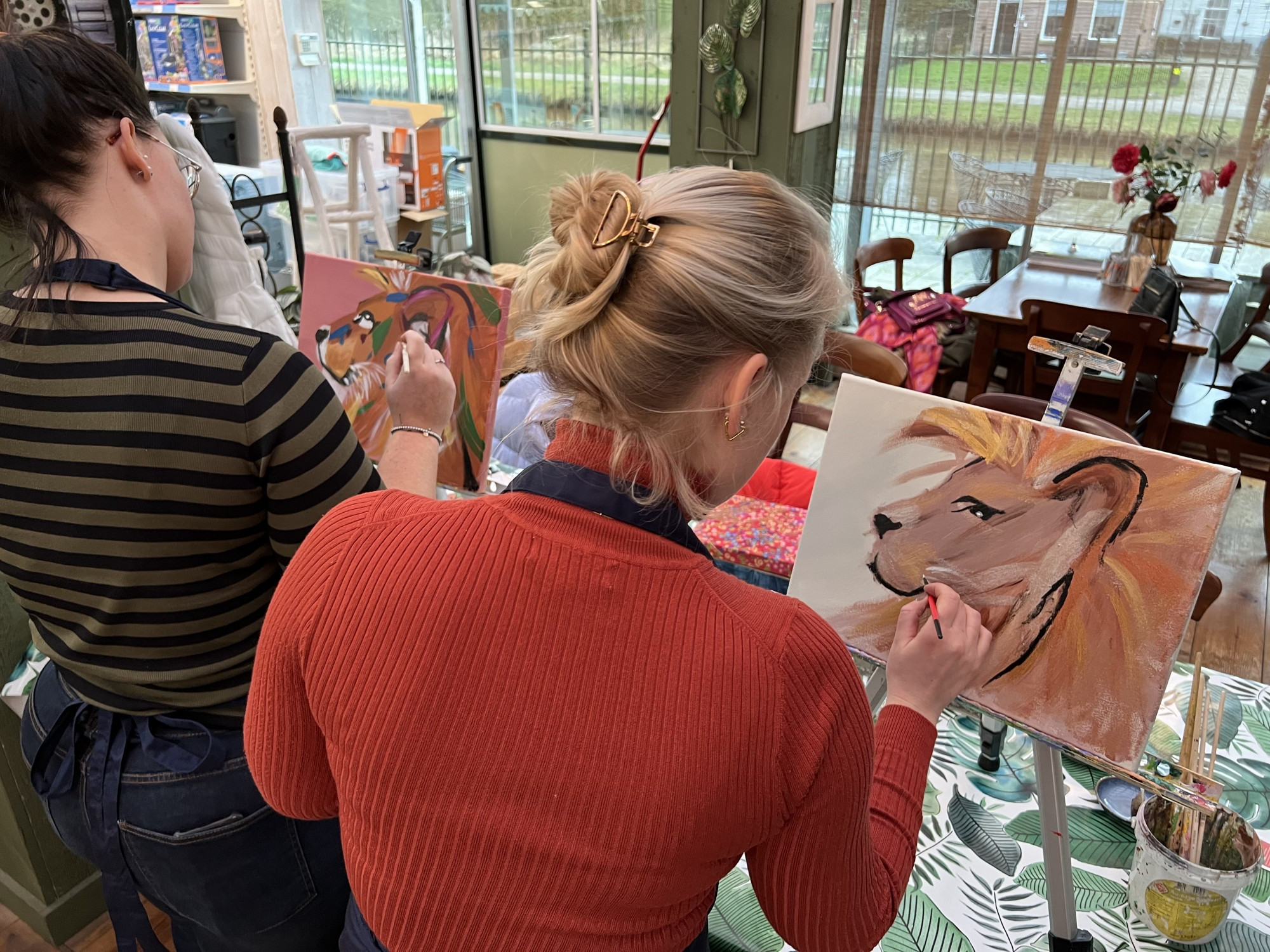 Workshop schilderen - Foto