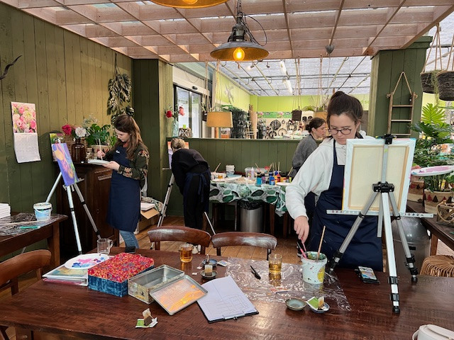 Workshop schilderen - Foto