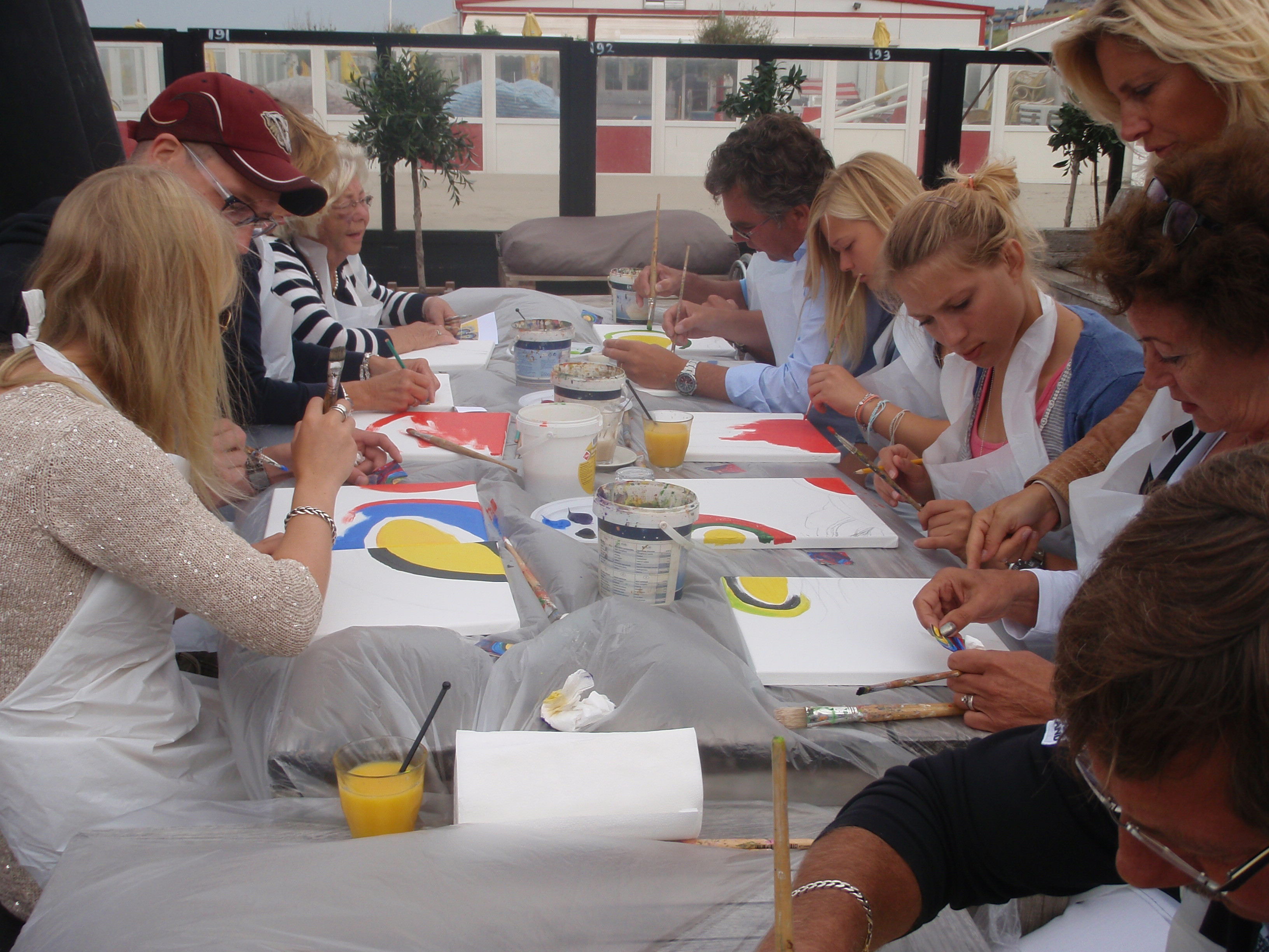 Workshop schilderen - Foto