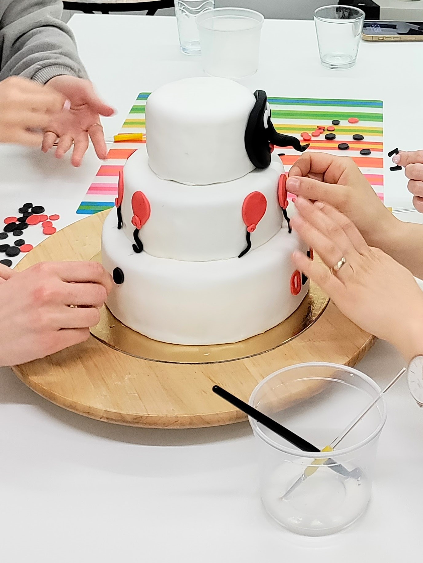 Teambuilding workshop: Stapeltaart maken - Foto