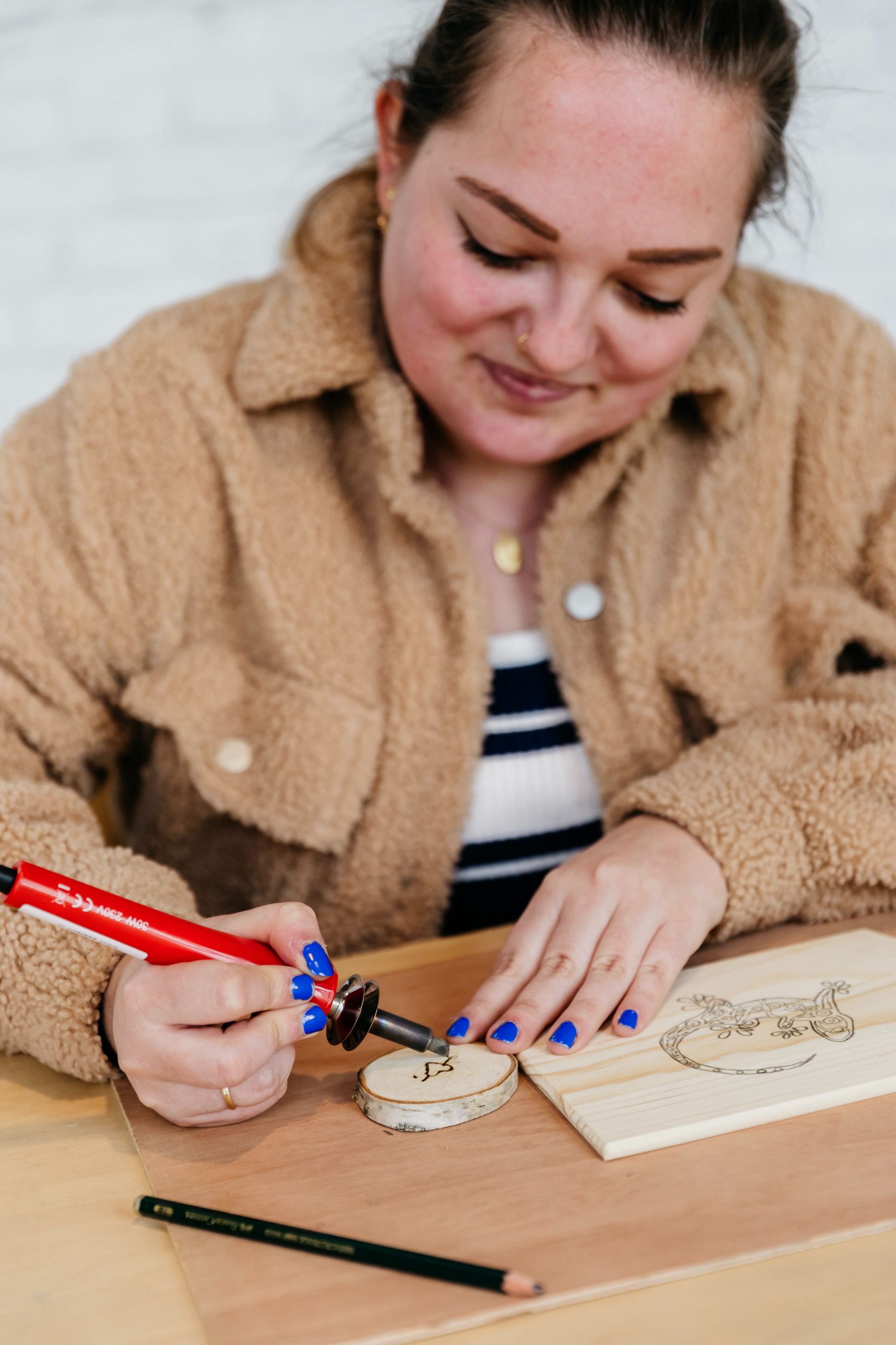 Pyrografie walk in workshop - Foto