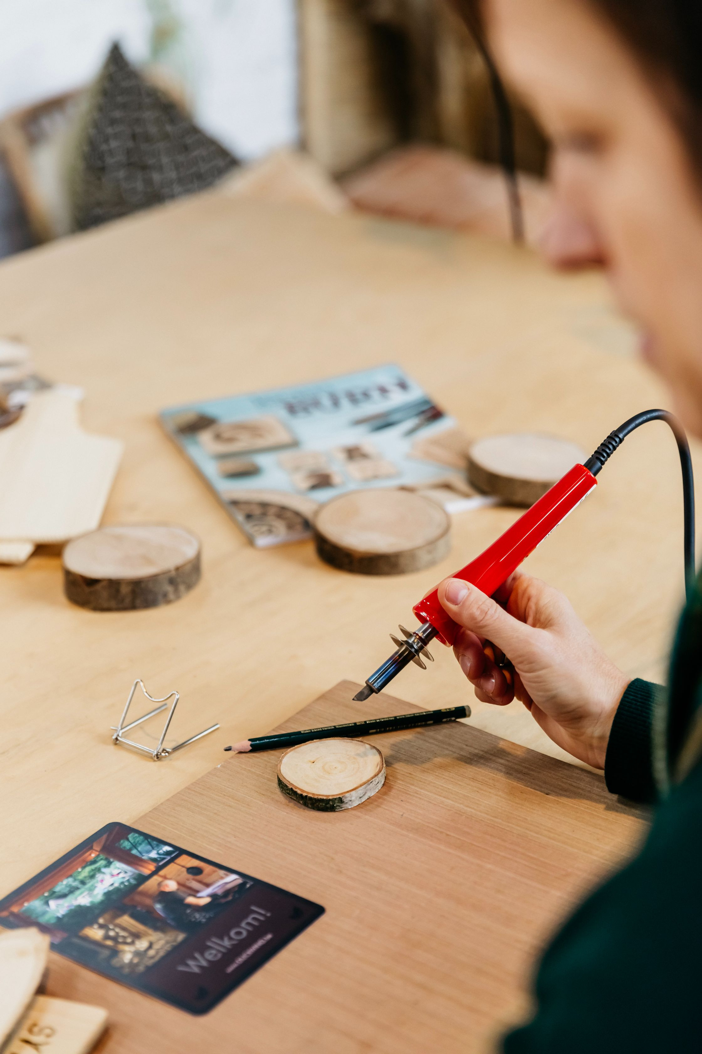 Pyrografie walk in workshop - Foto