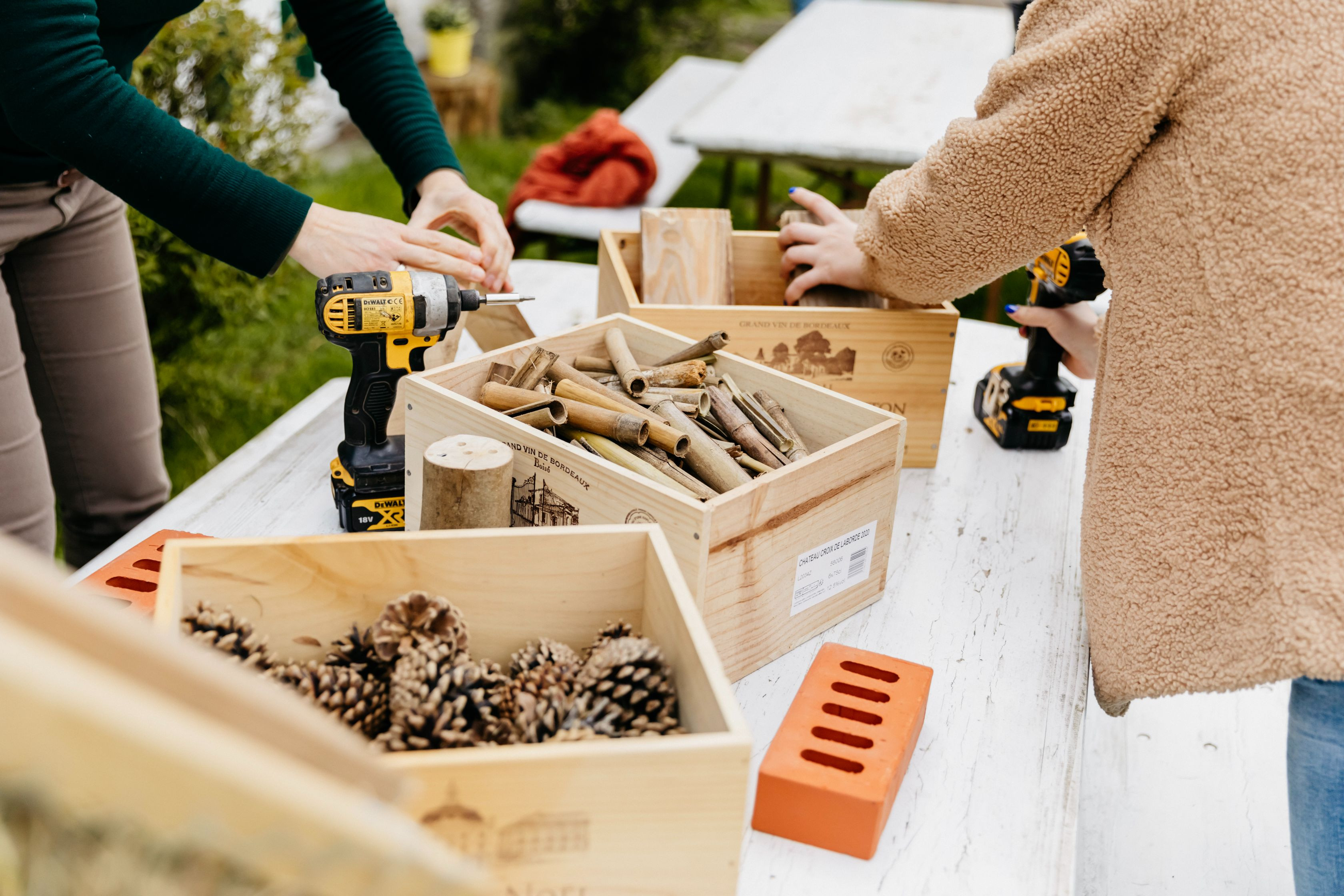 Bijenhotel walk in workshop - Foto