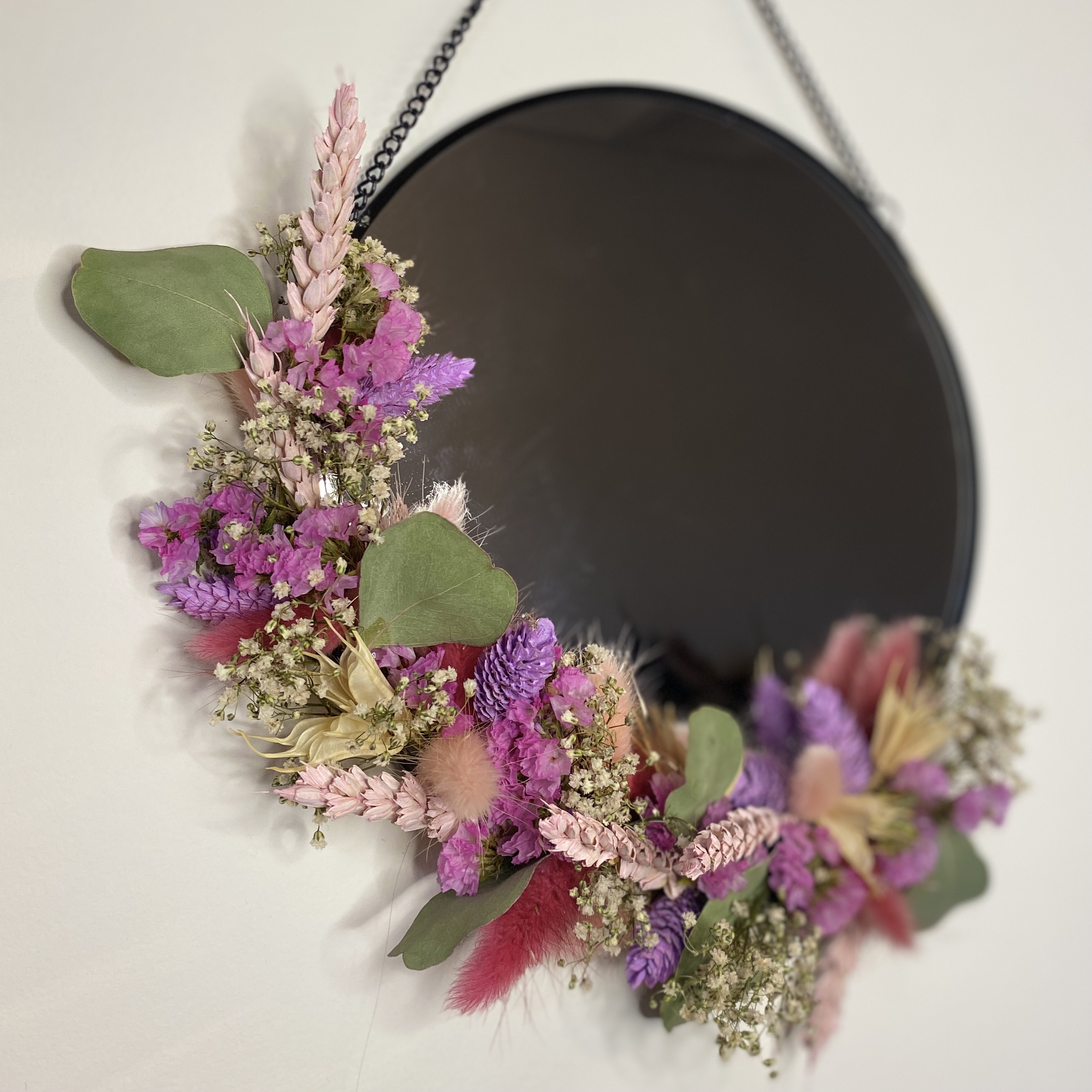 Droogbloemen spiegel Workshop - Foto