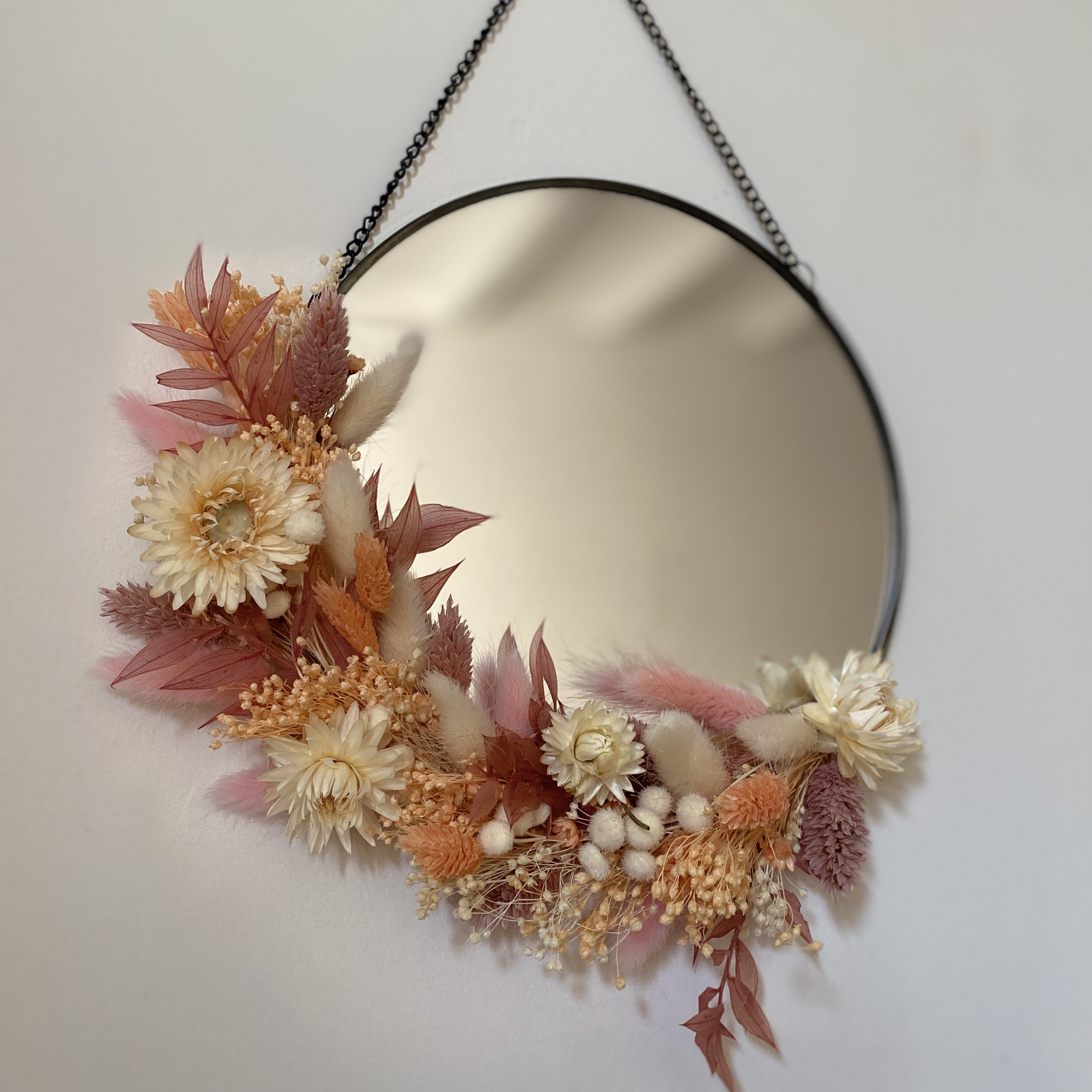 Droogbloemen spiegel Workshop - Foto