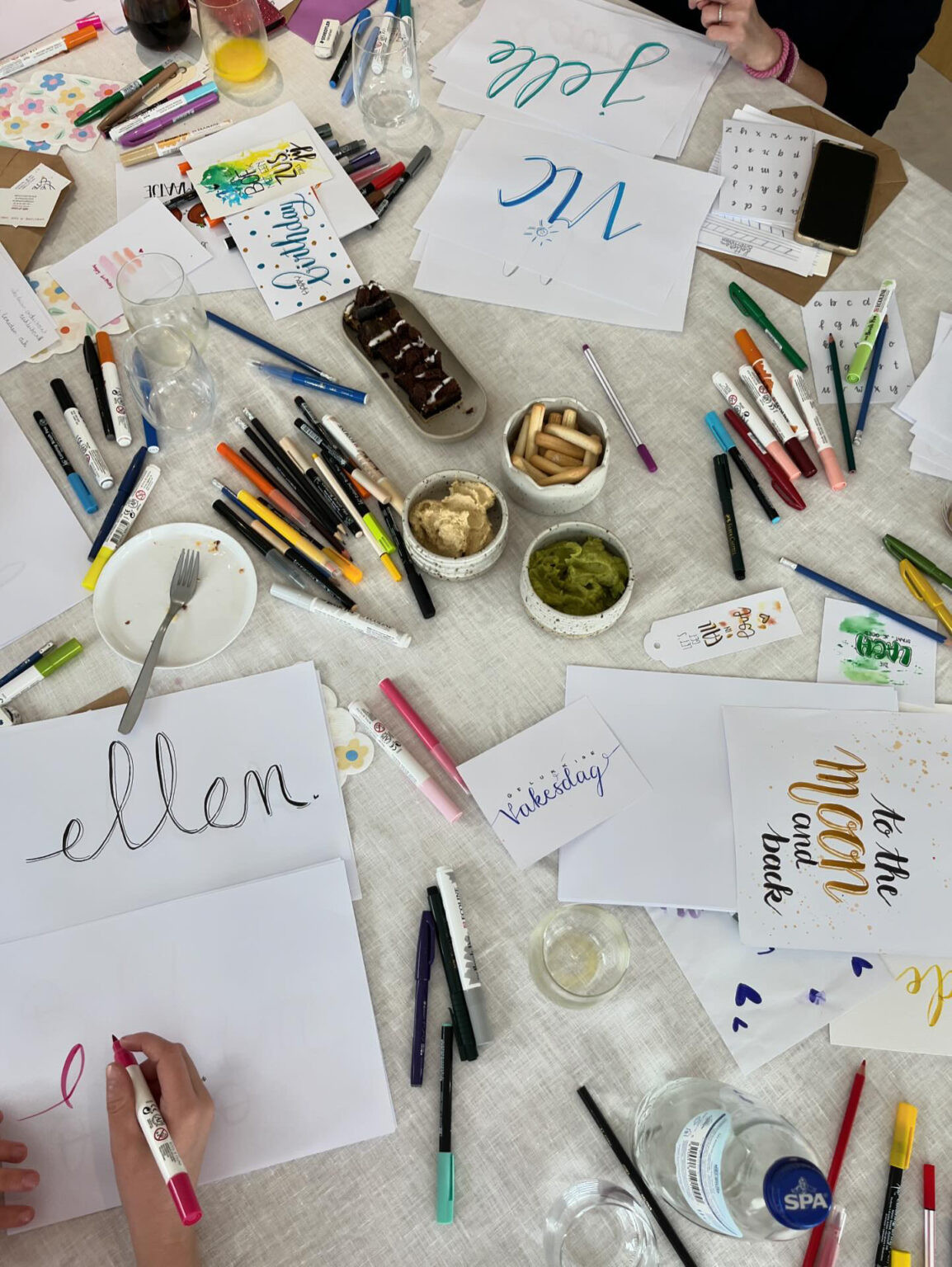 DIY brushlettering box (3-5 personen) - Foto