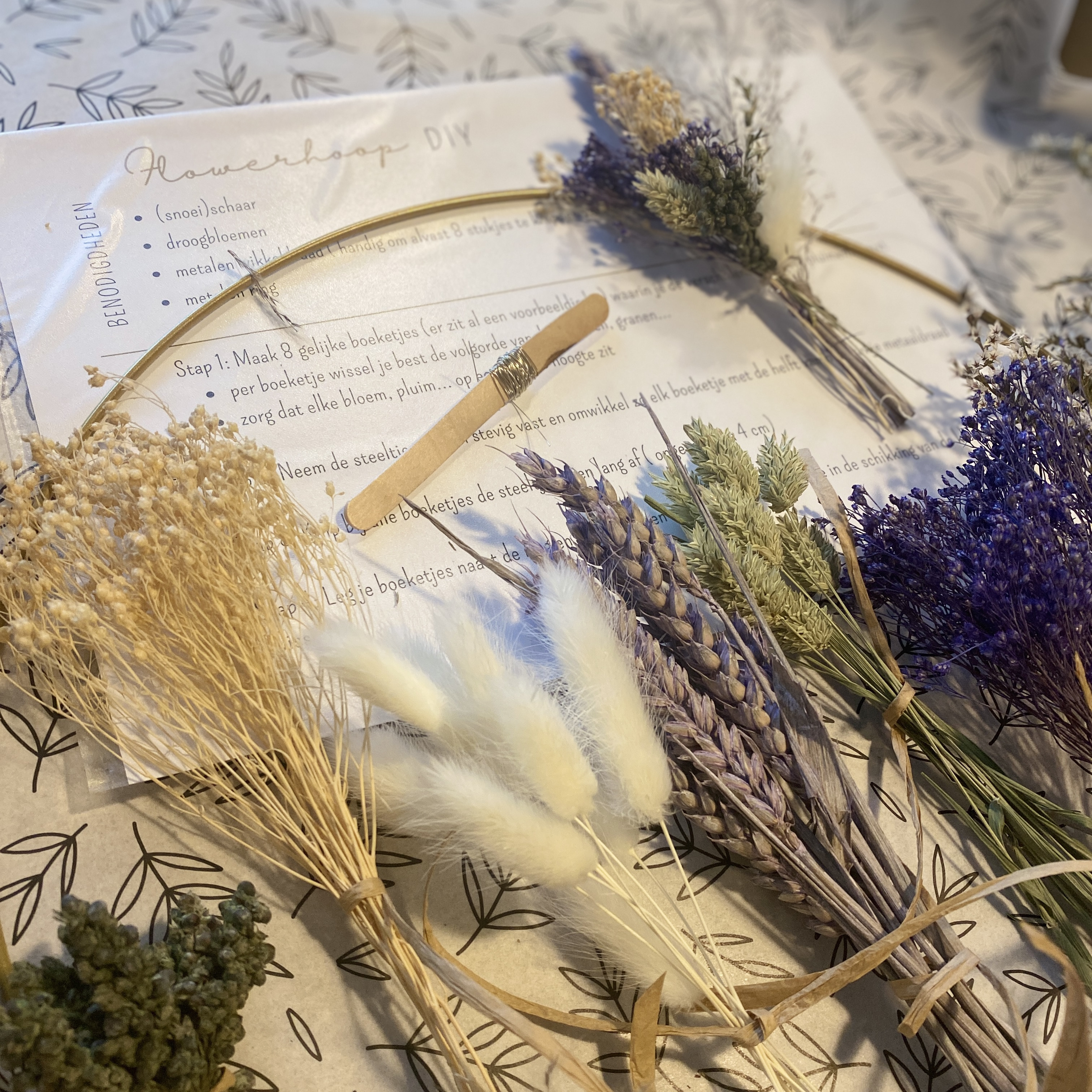 Doe het zelf pakket Flowerhoop - Foto