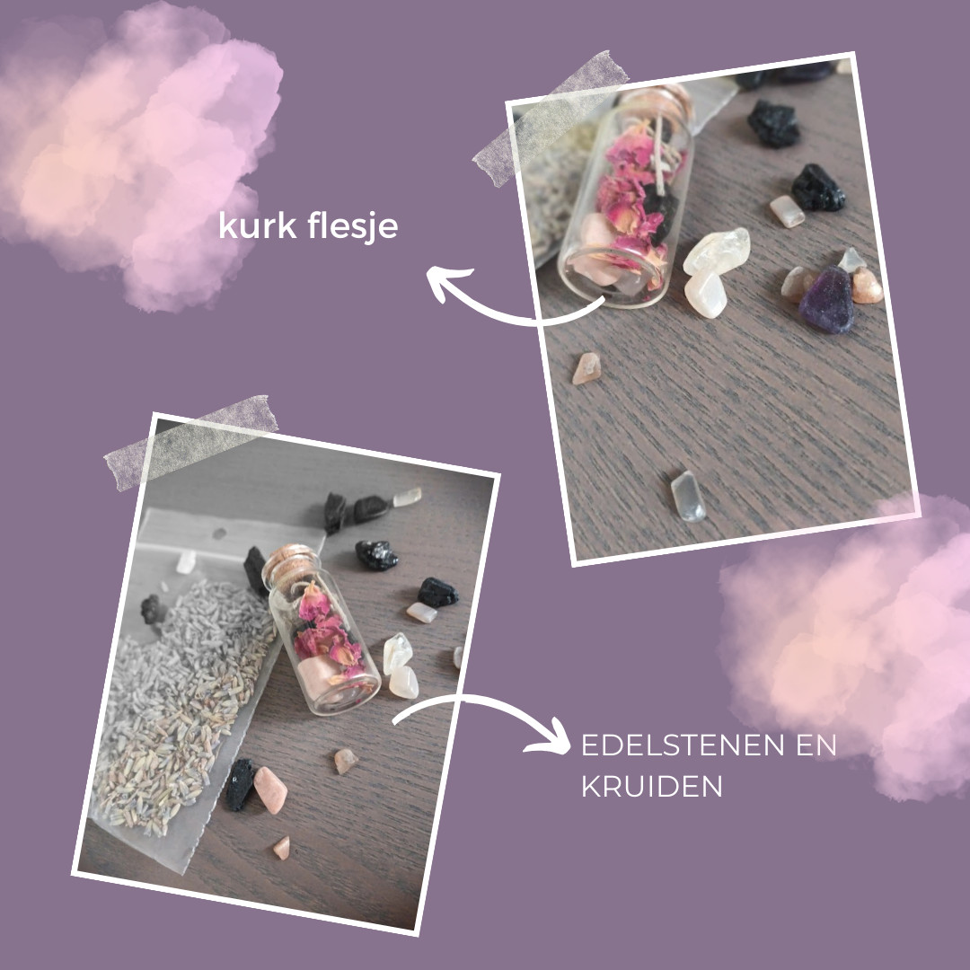 Creëer je eigen Magie: Op Maat Gemaakte Spellbottle DIY Kit - Foto