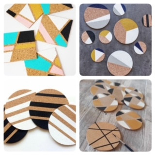 Hippe onderzetters - op aanvraag - Foto