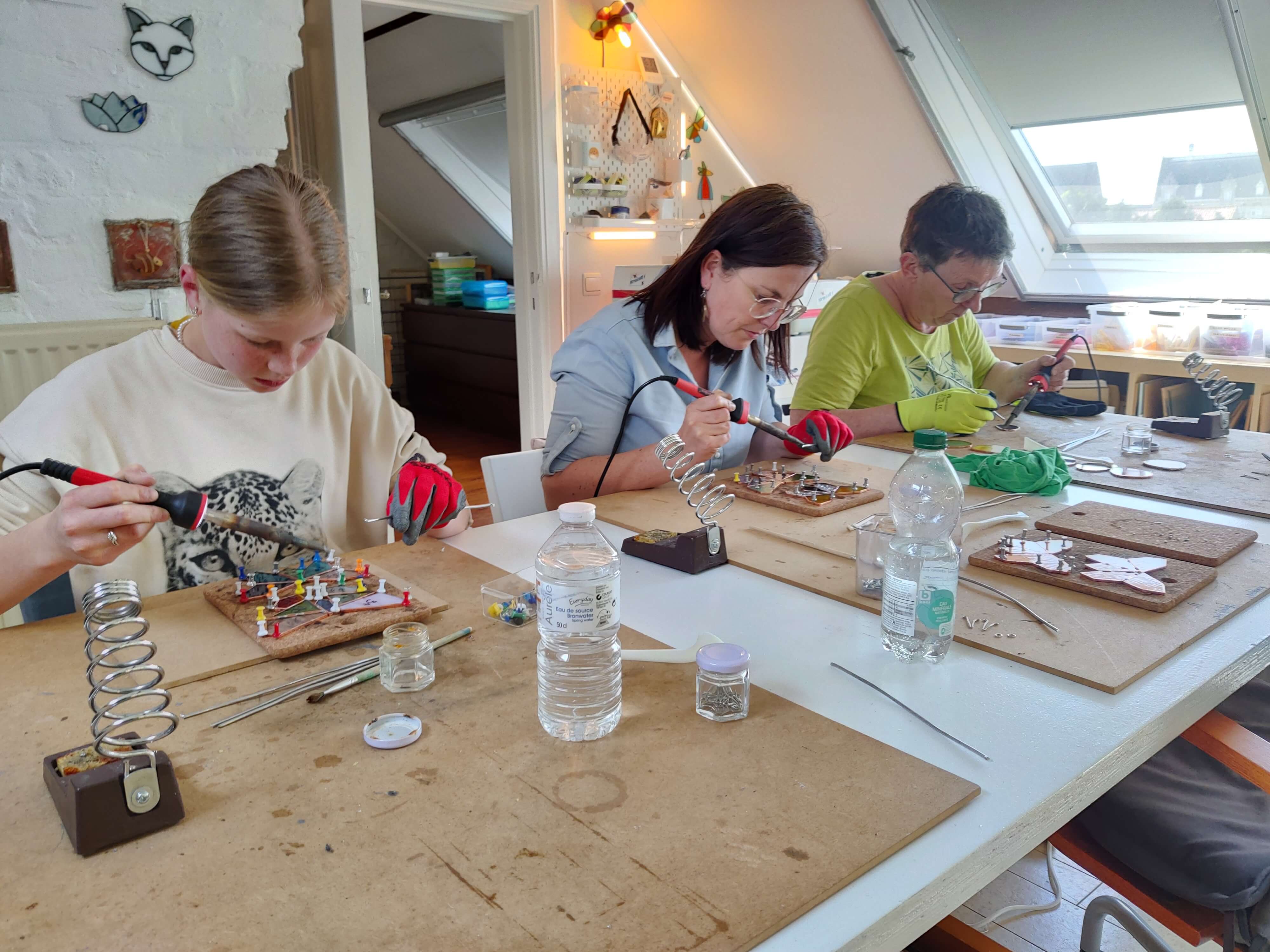 Privé glasworkshop Tiffany/ koperfolietechniek  op zelfgekozen datum