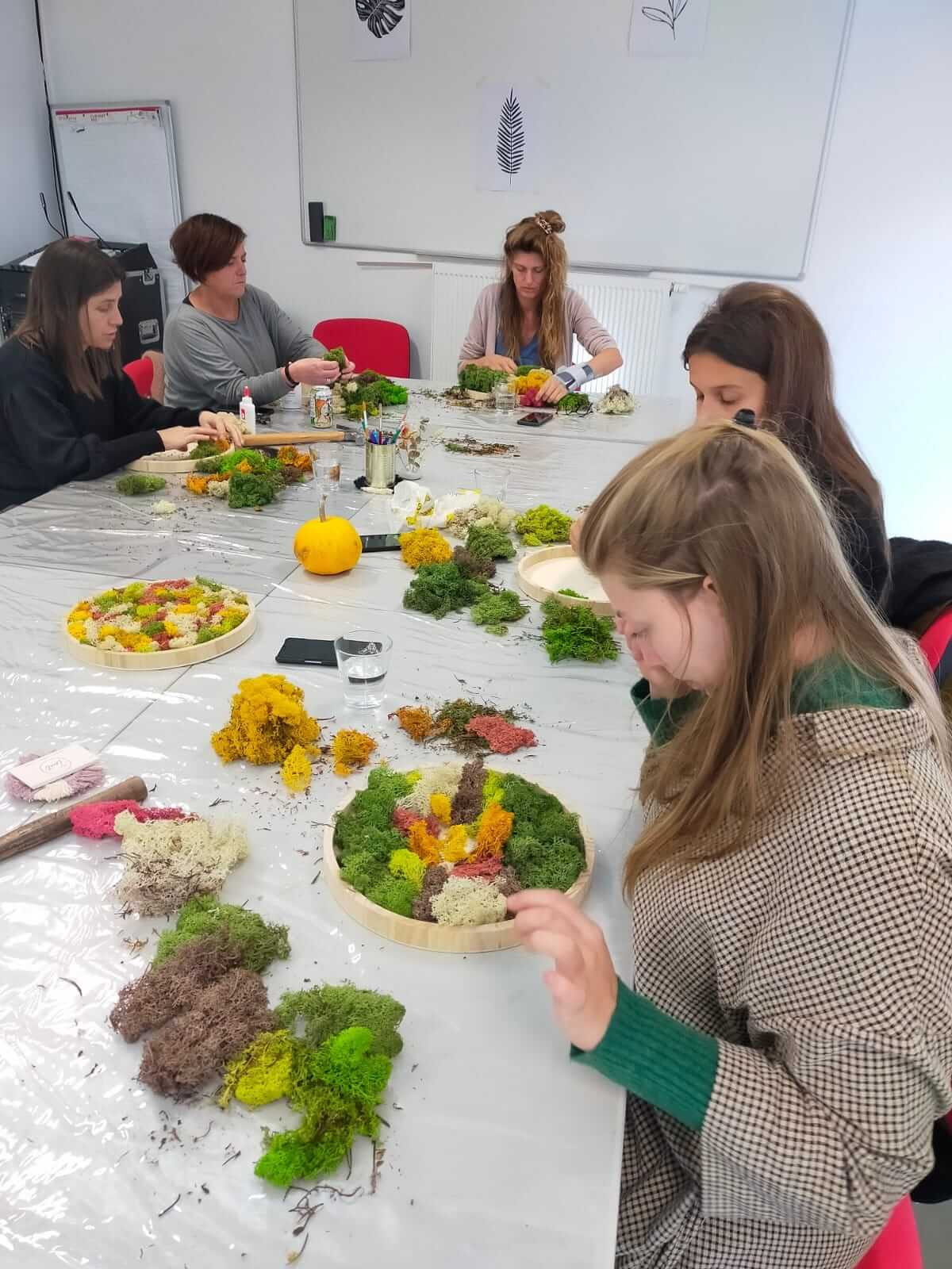 Workshop Moswand Maken - Foto