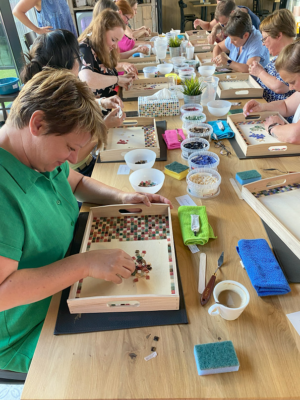 Mozaïek walk-in / inloop workshop 🌈✨ - Foto