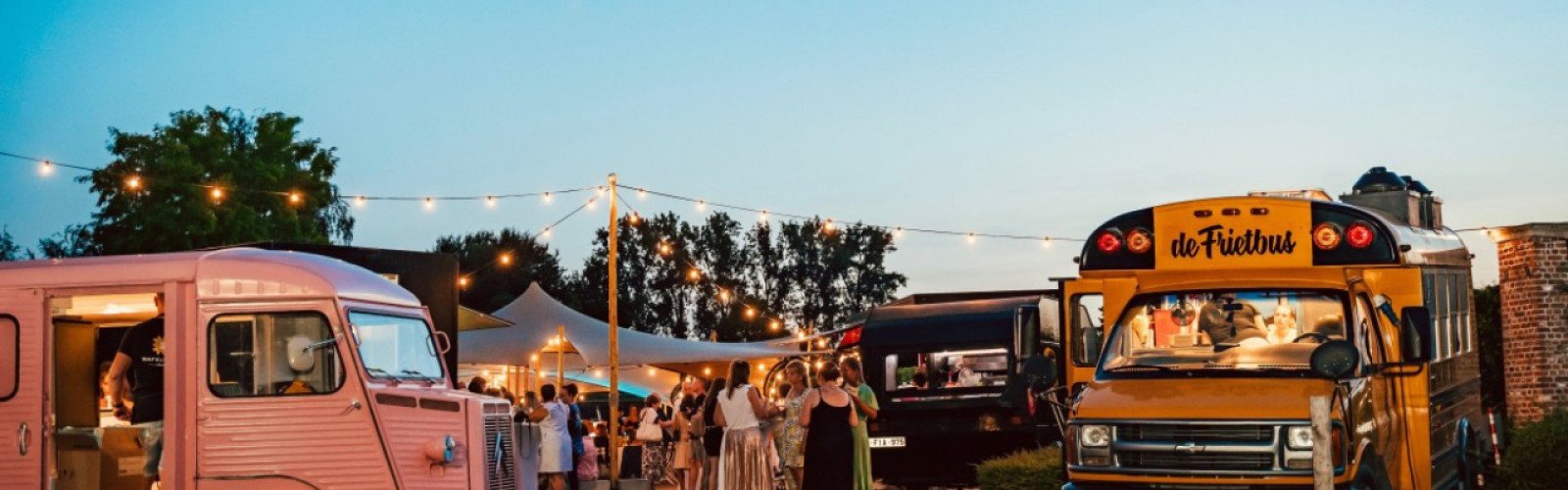 Foodtrucks op een bedrijfsevenement
