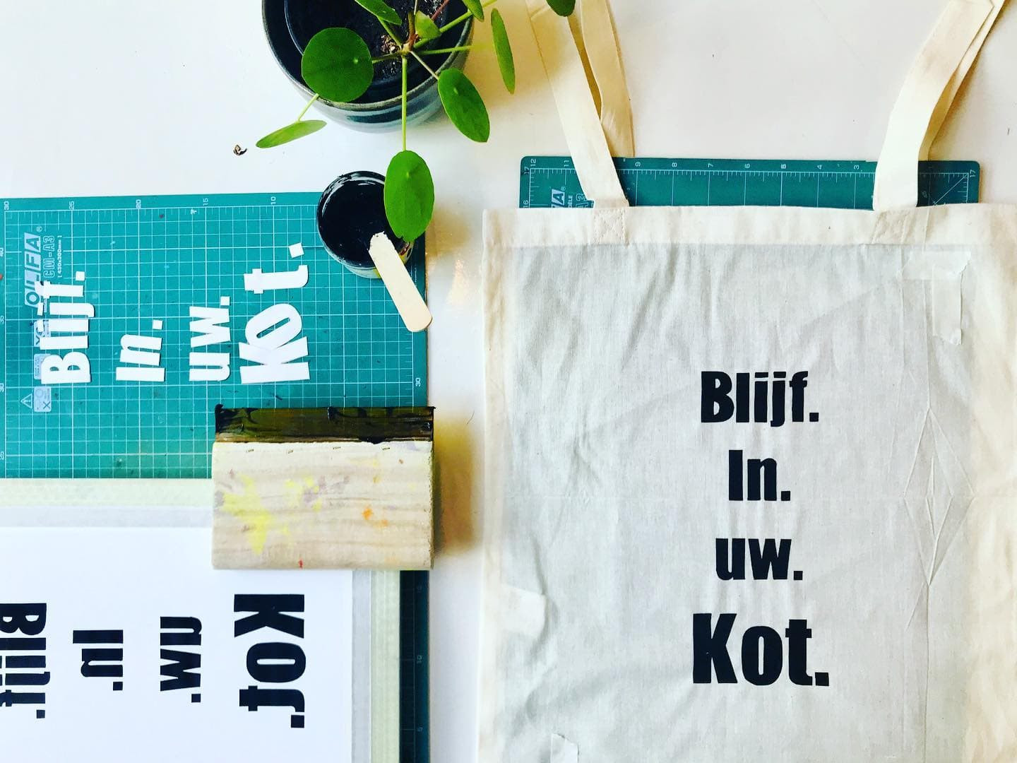 DIY Box online zeefdruk - Foto