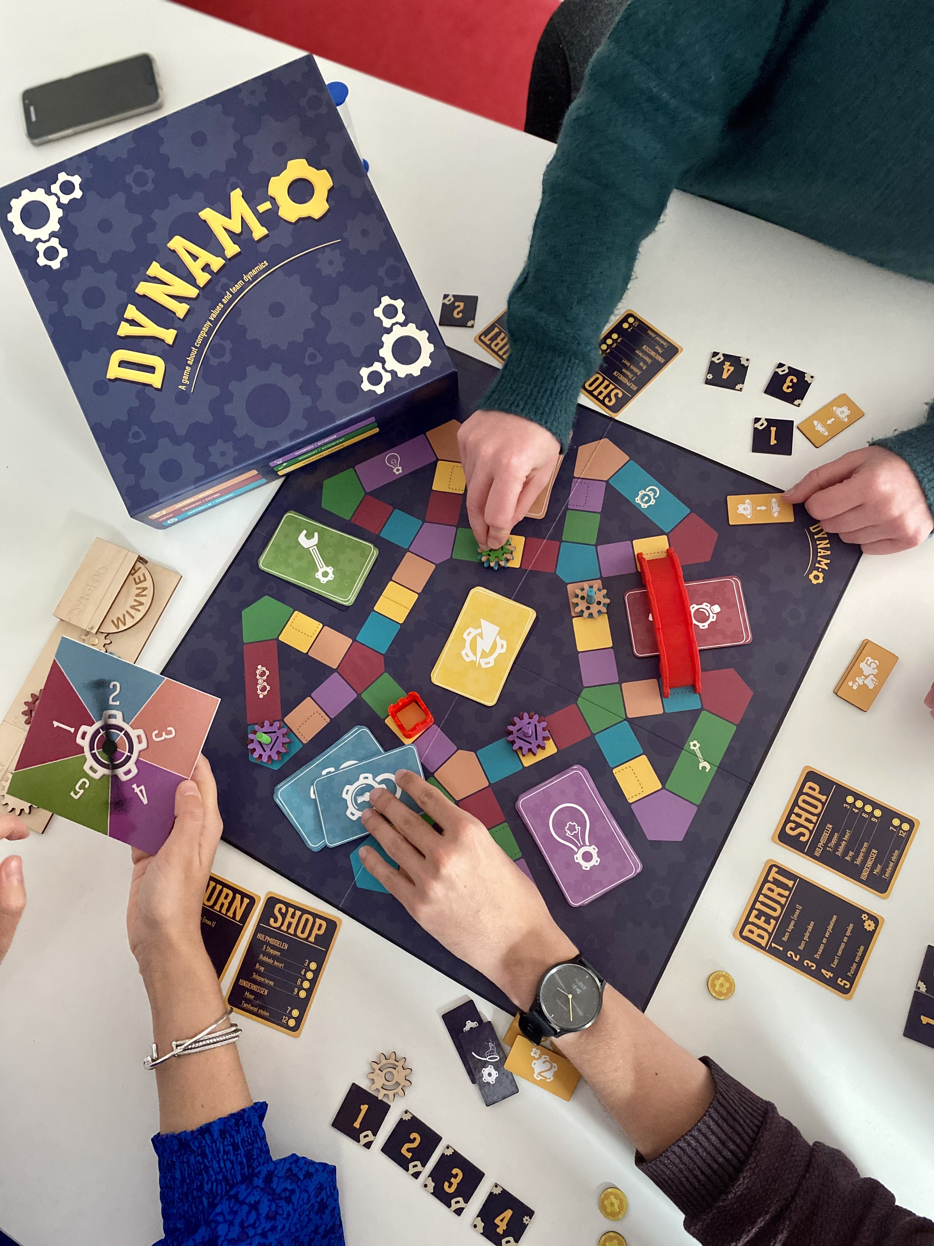 Workshop spel bedrijfswaarden en team dynamiek - Foto