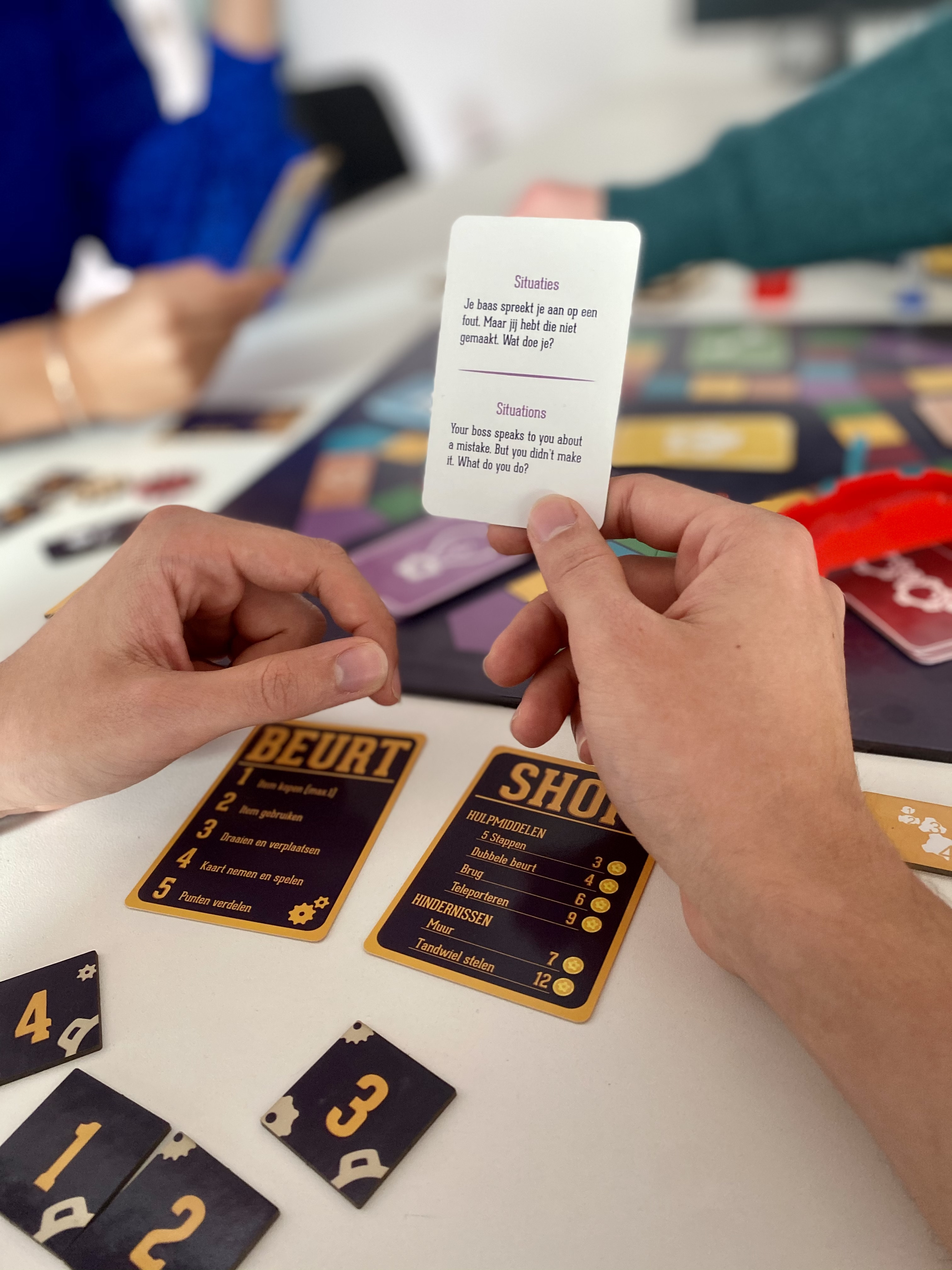 Workshop spel bedrijfswaarden en team dynamiek - Foto