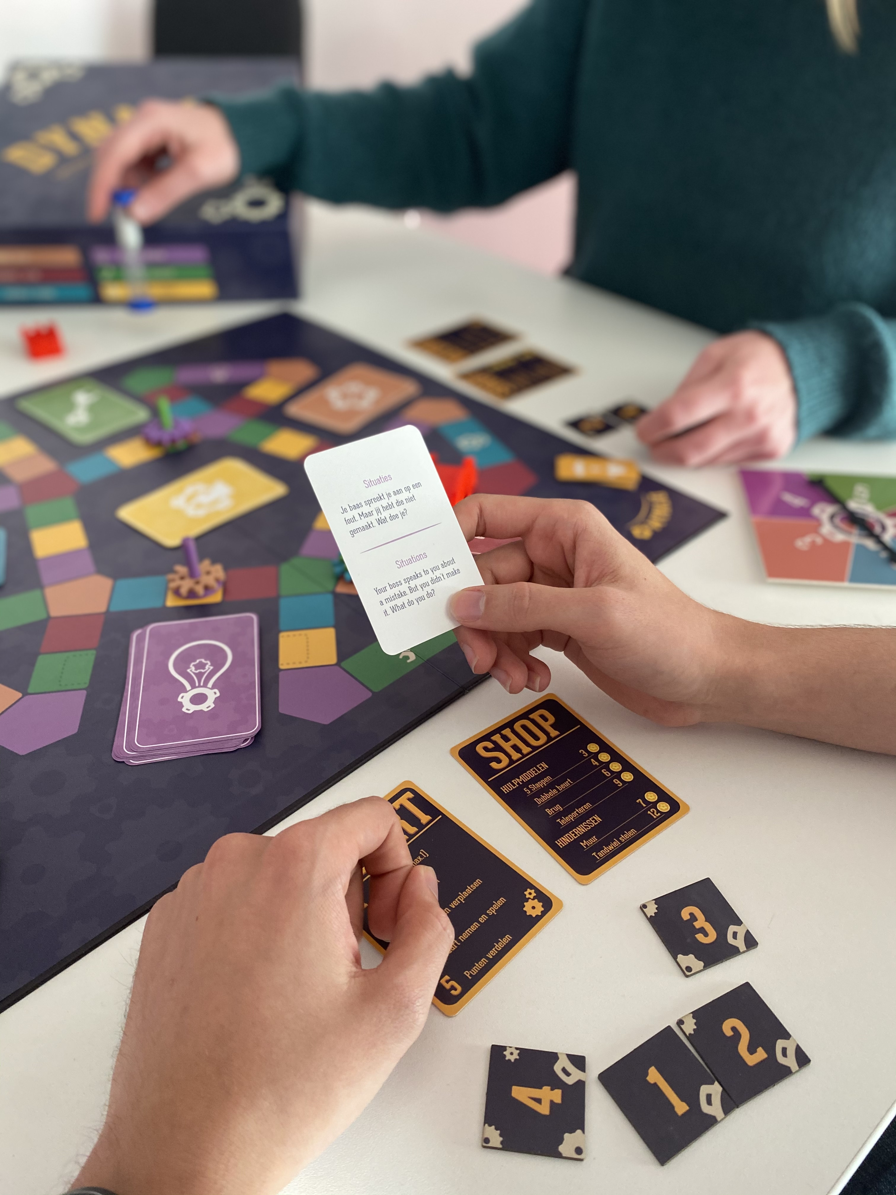 Workshop spel bedrijfswaarden en team dynamiek - Foto