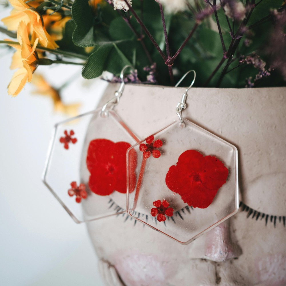 Privé workshop Unieke Juwelen maken met droogbloemen - Foto