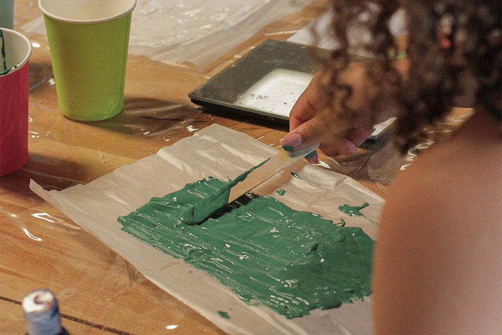 Creatief met jesmonite workshop voor bedrijven - Foto