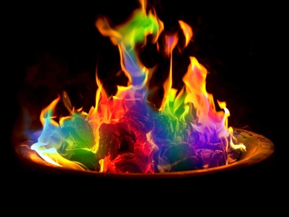 Workshop gekleurd vuur maken - Foto