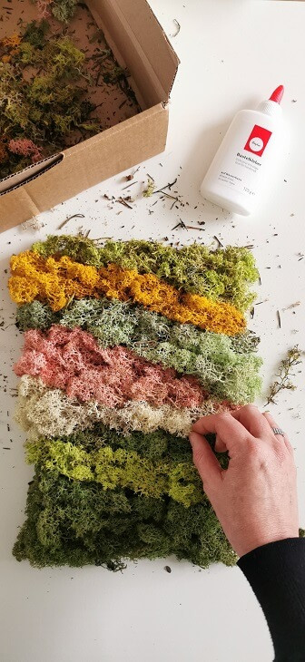 Workshop Moswand walk-in voor events - Foto