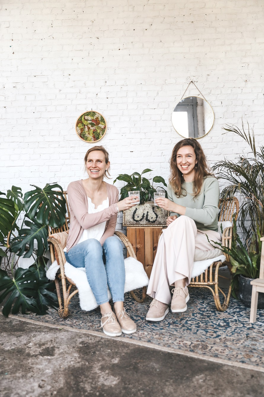 Workshop Moswand walk-in voor events - Foto