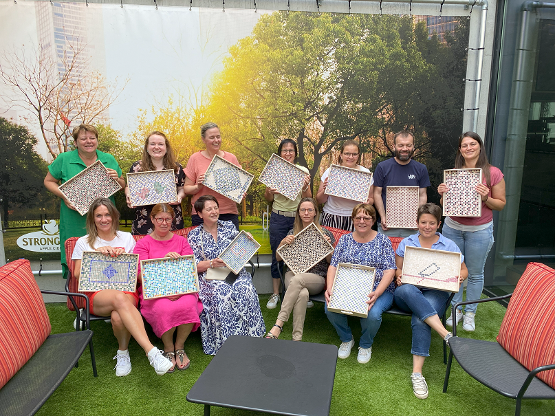 Workshop Mozaïeken Coasters walk-in voor events - Foto