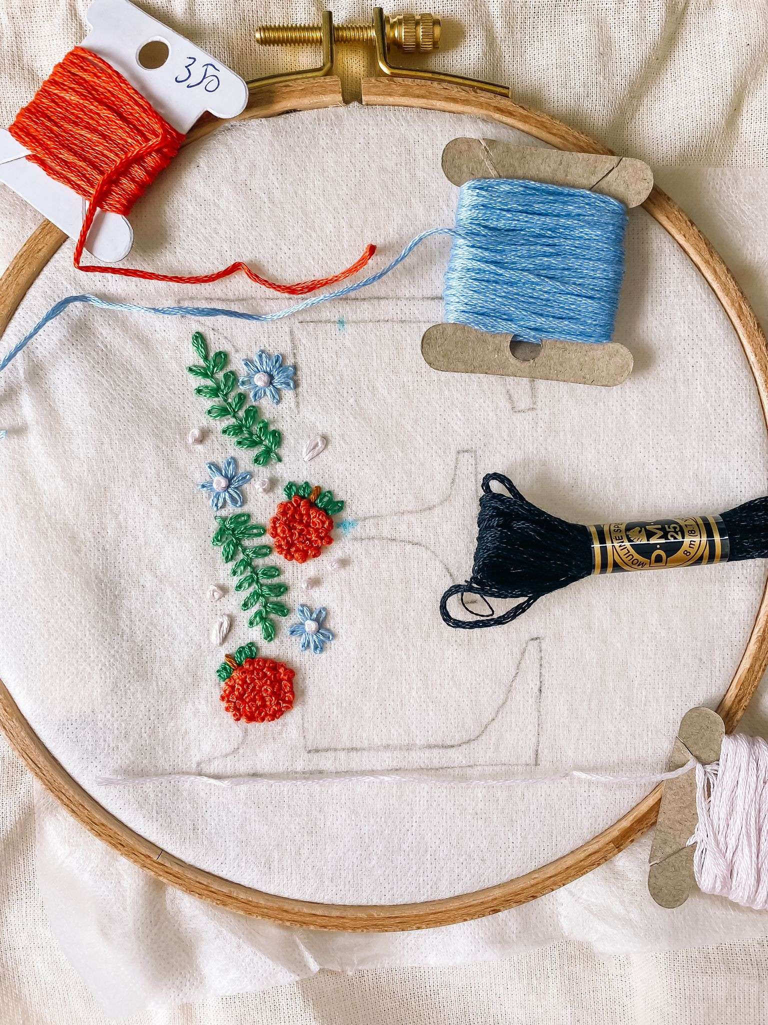 Initaal Borduren op Totebag (privé groep) - Foto