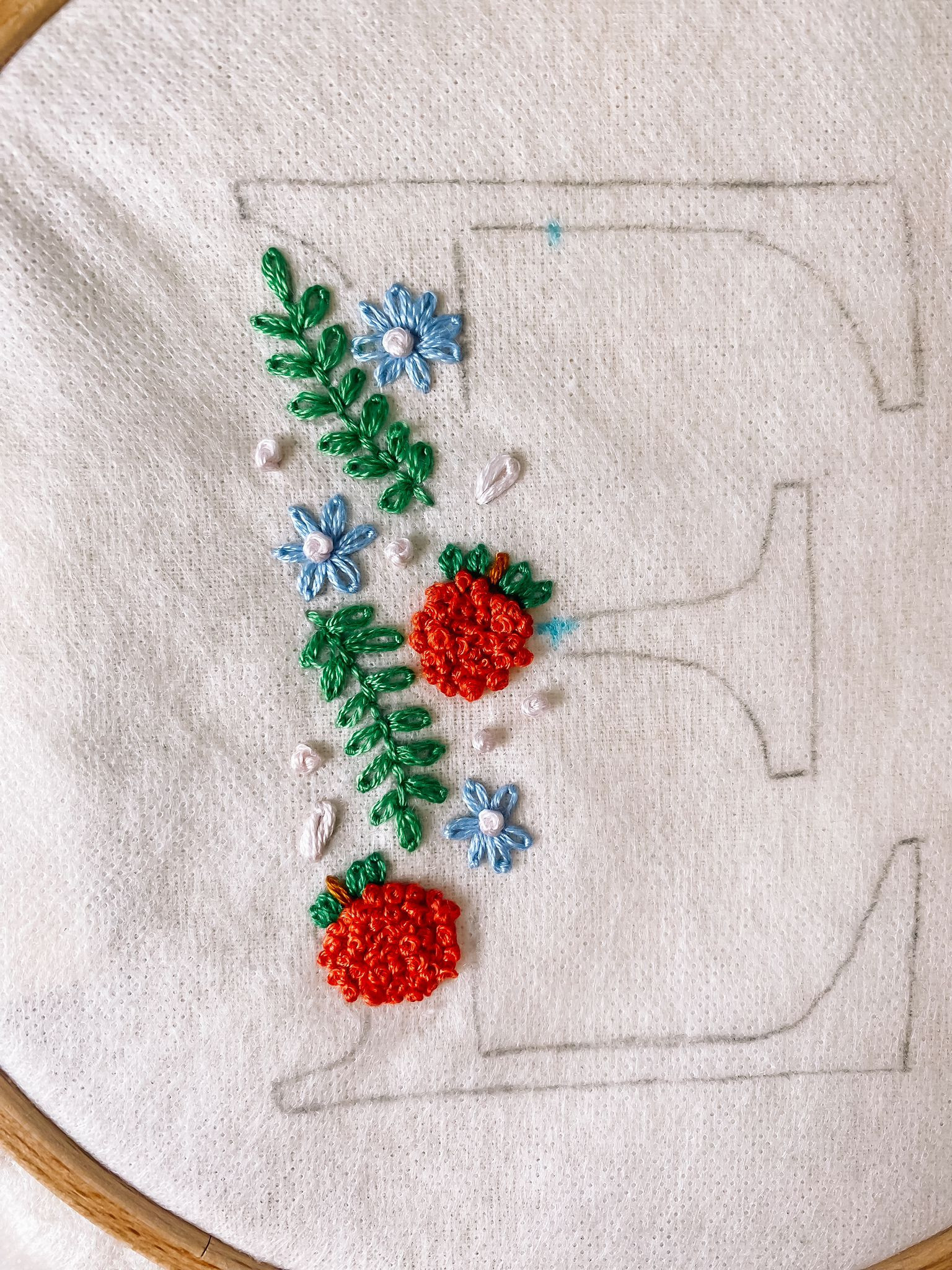 Initaal Borduren op Totebag (privé groep) - Foto