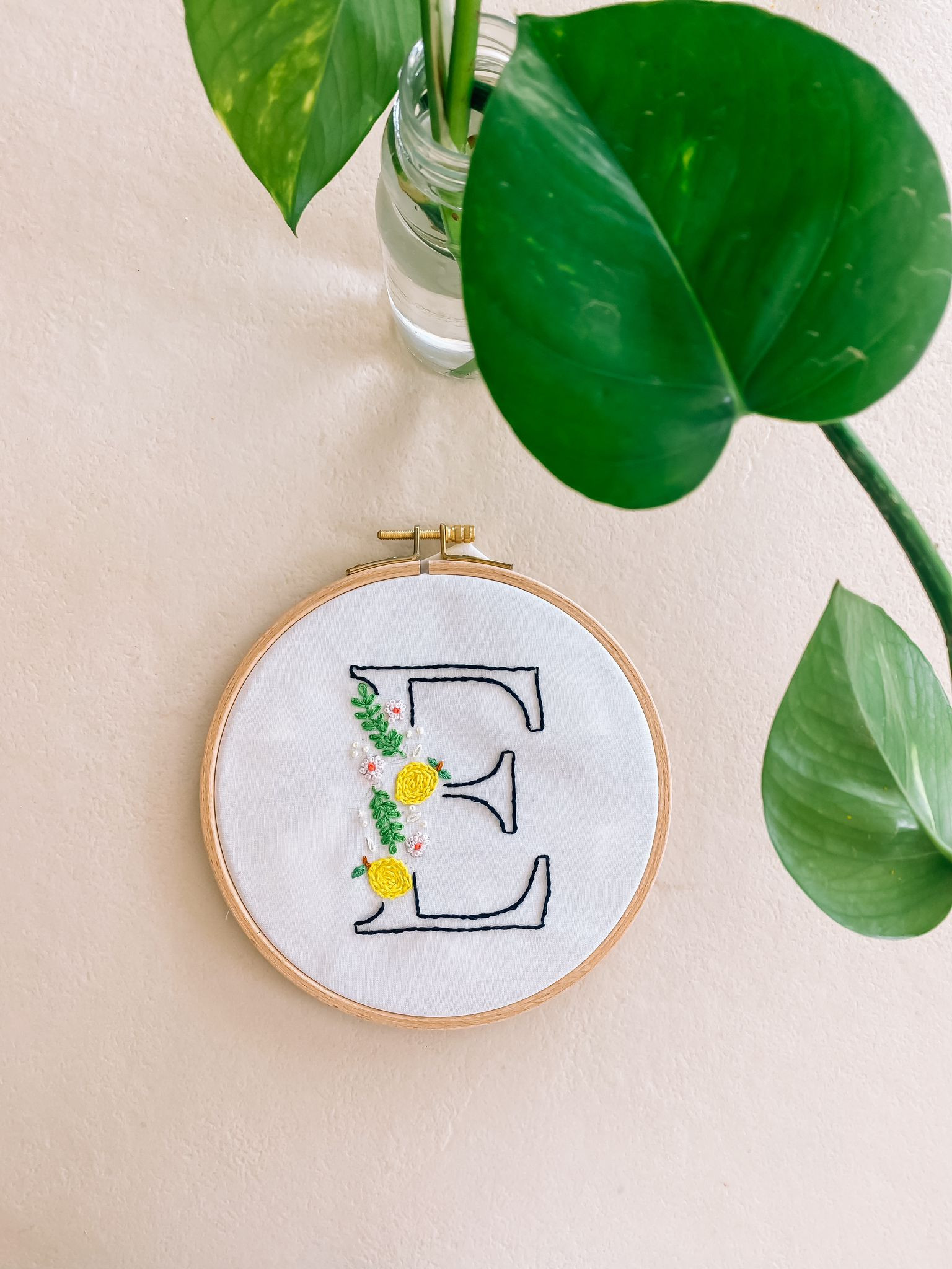 Initaal Borduren op Totebag (privé groep) - Foto